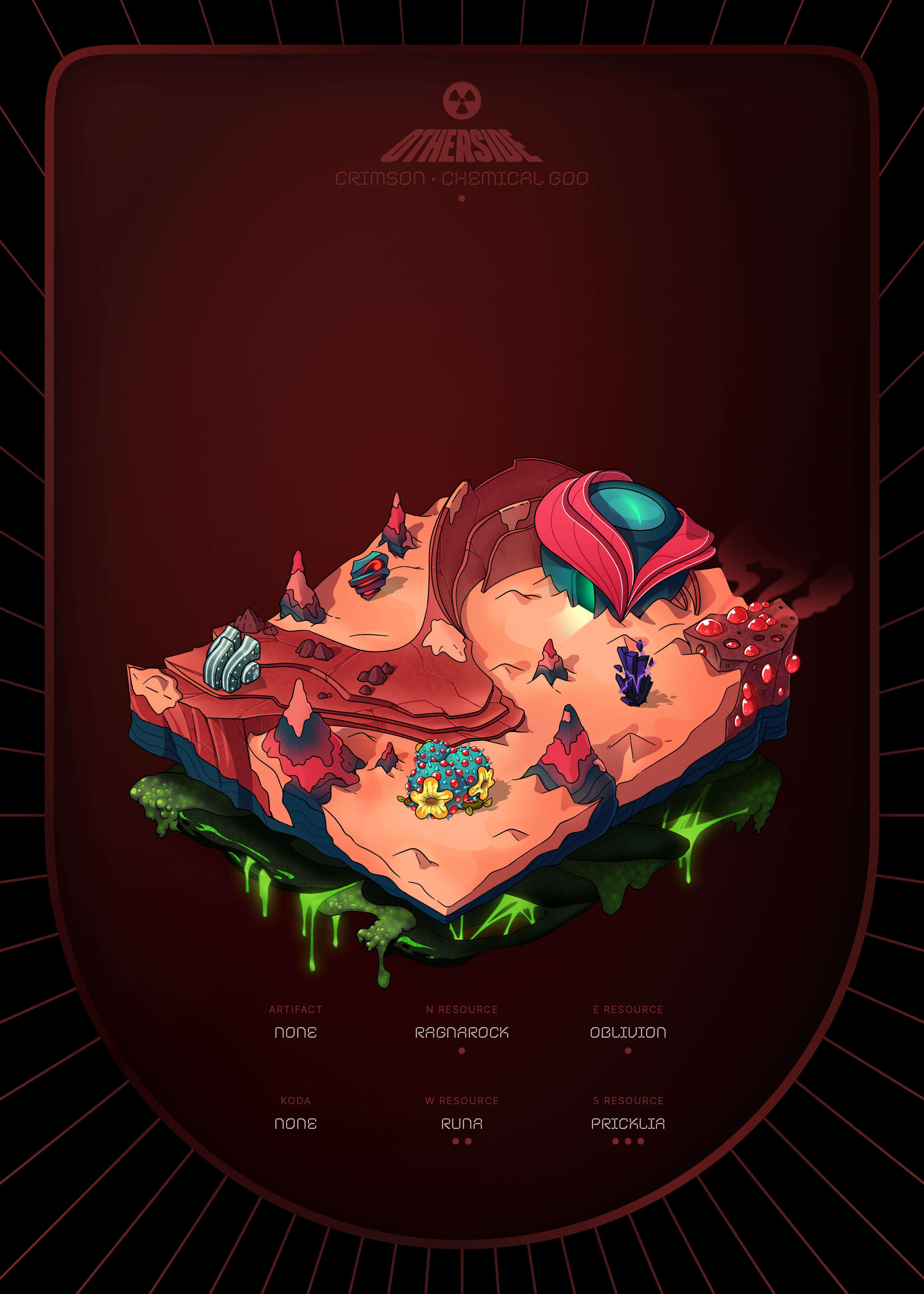 Otherdeed #21338 — Crimson