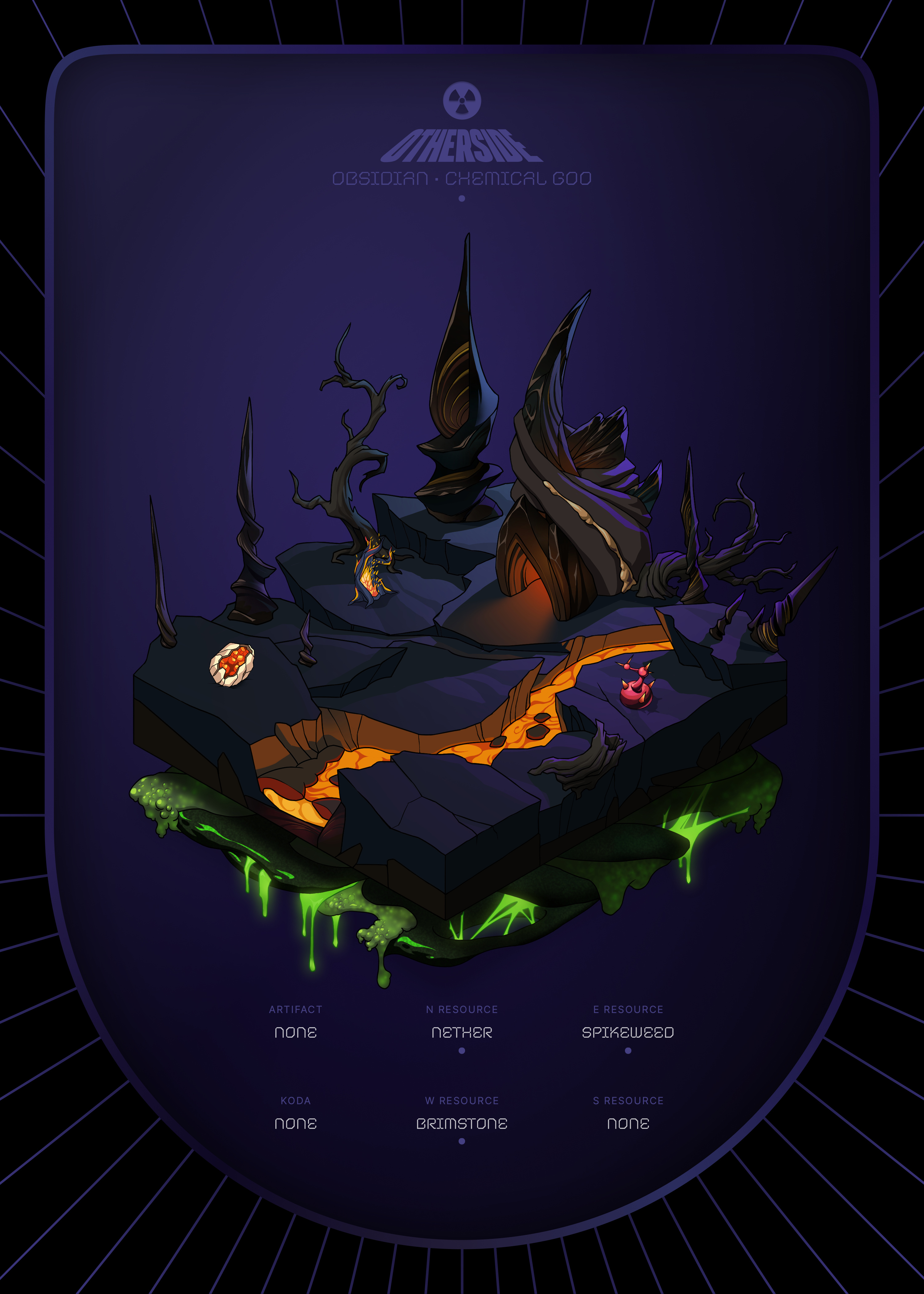 Otherdeed #16064 — Obsidian