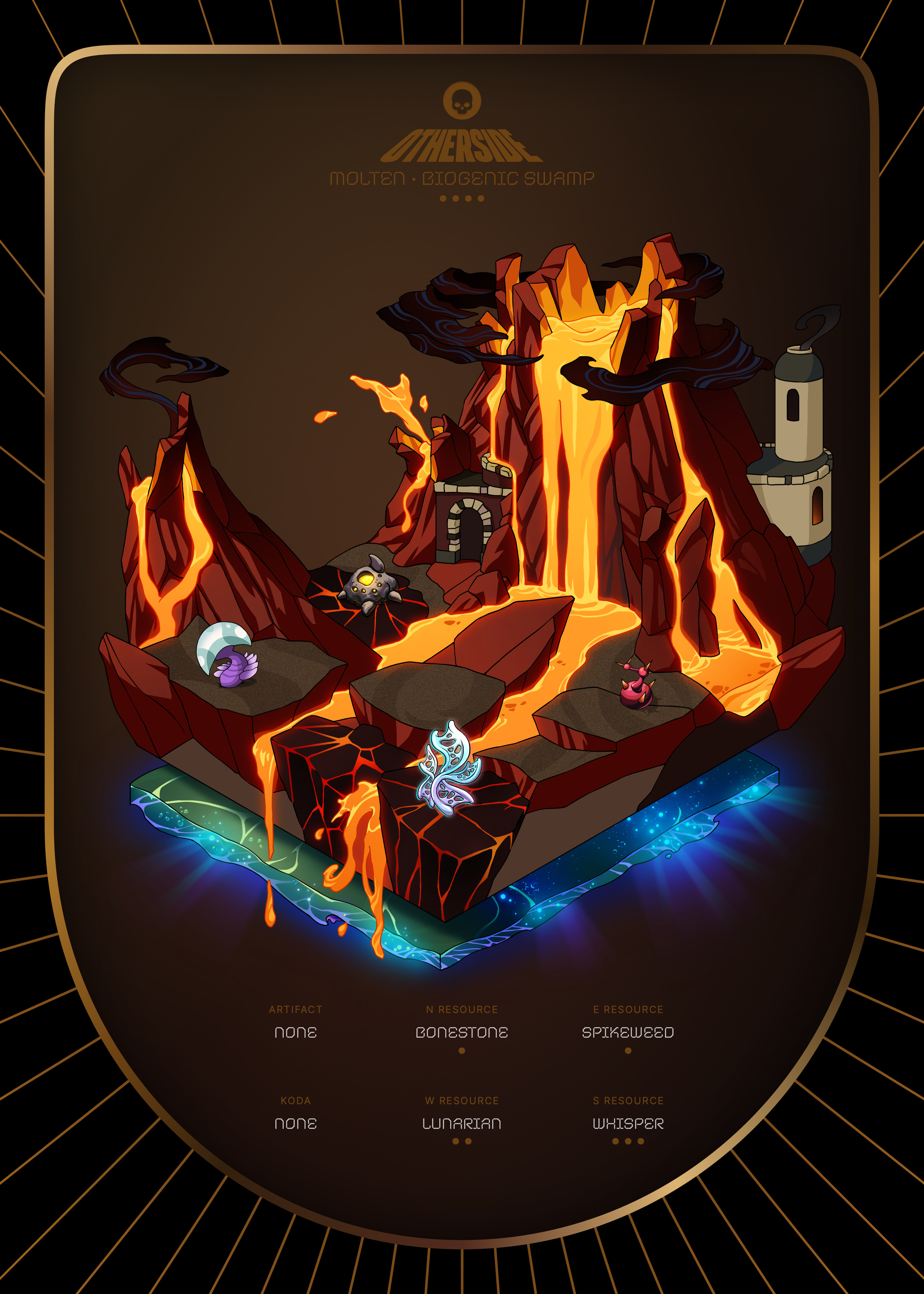 Otherdeed #8397 — Molten