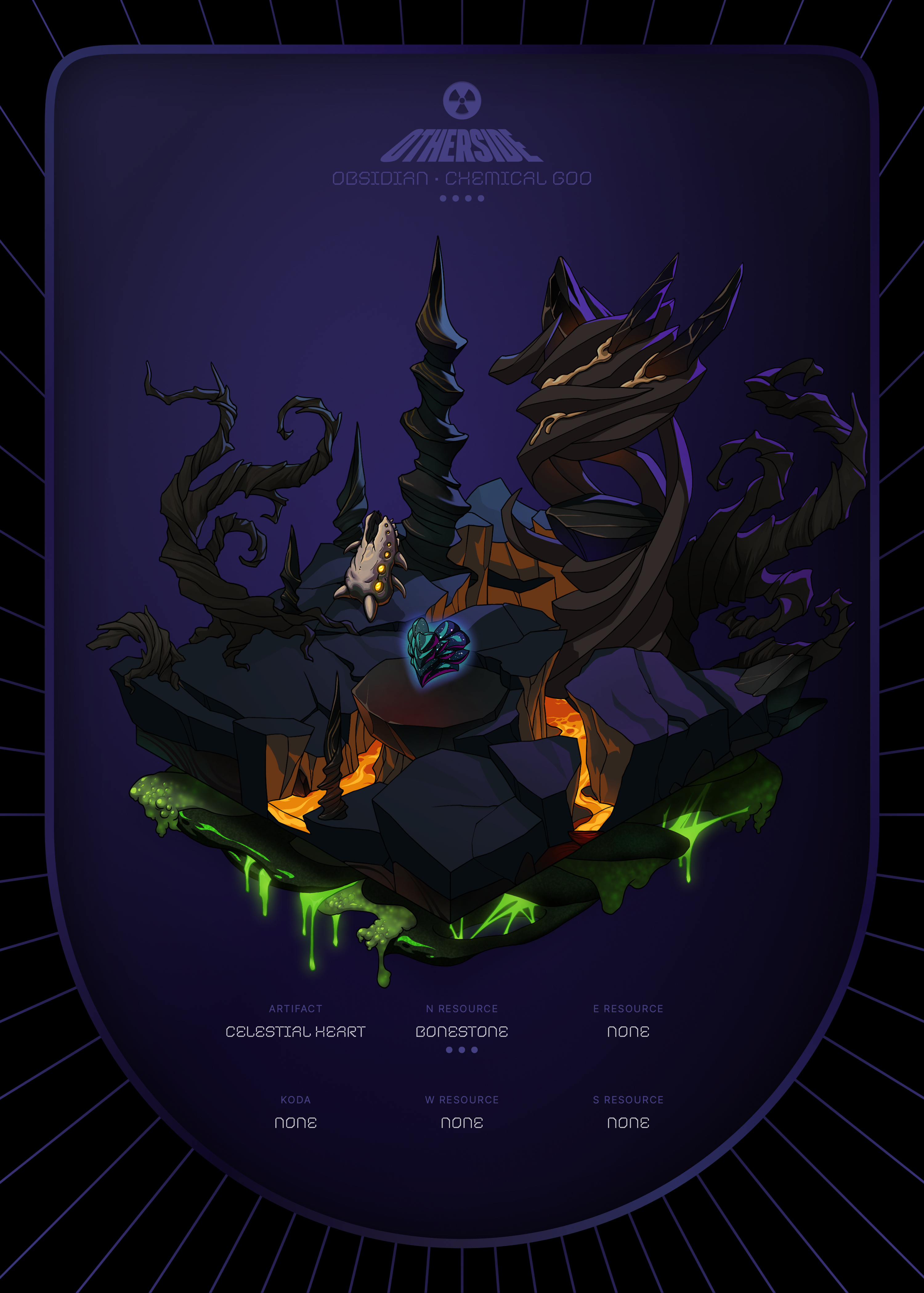Otherdeed #13636 — Obsidian