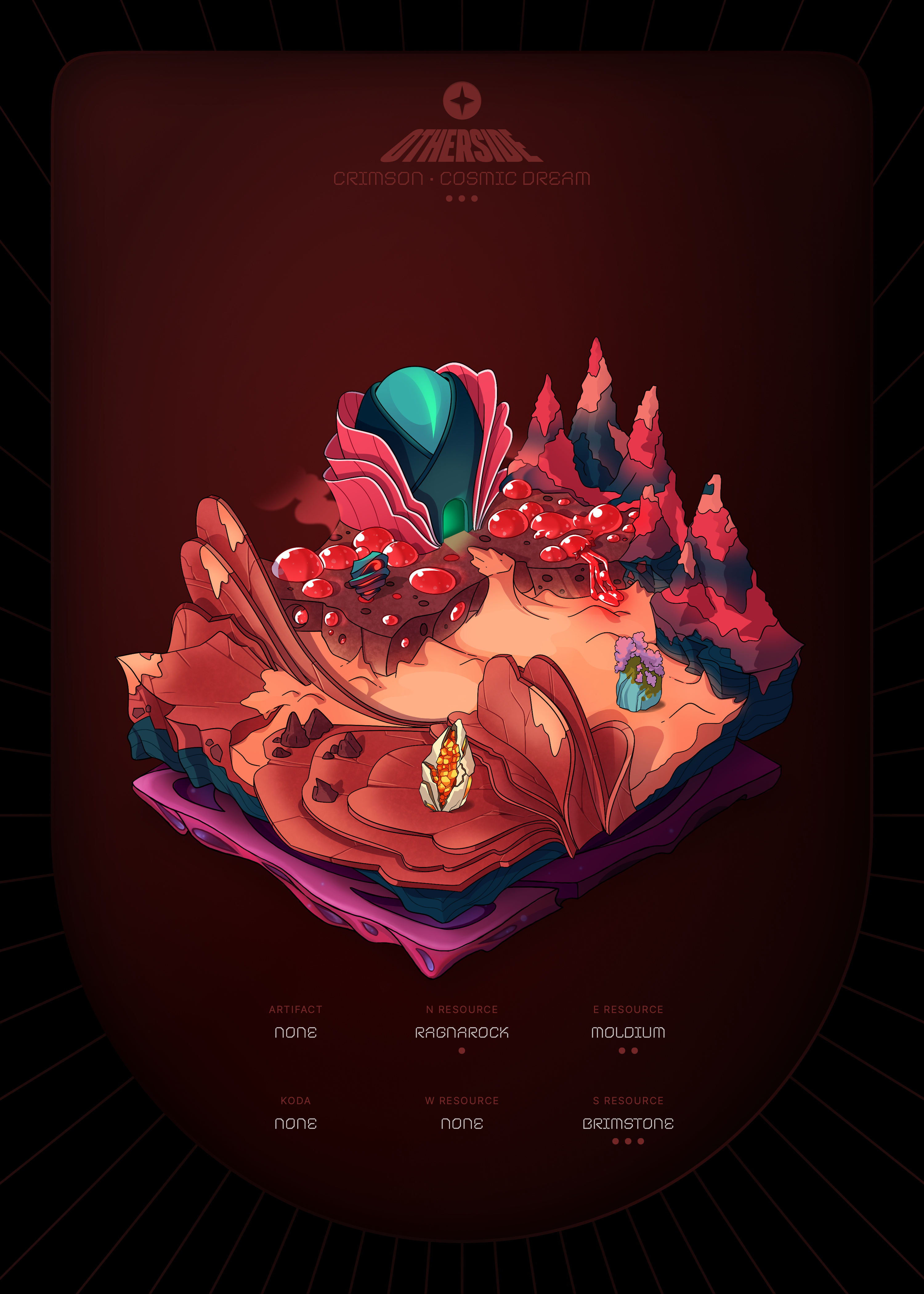 Otherdeed #31118 — Crimson