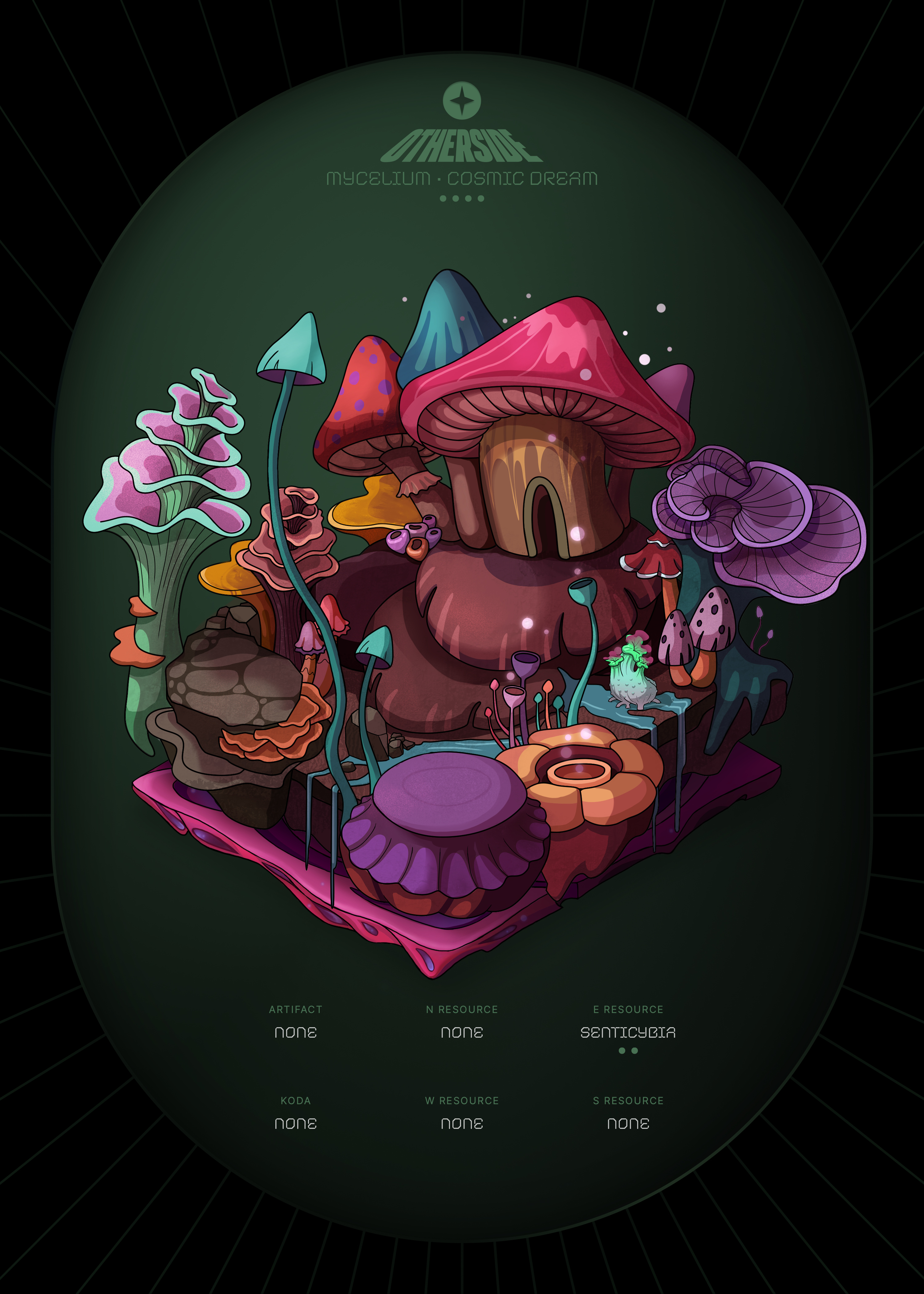 Otherdeed #99511 — Mycelium