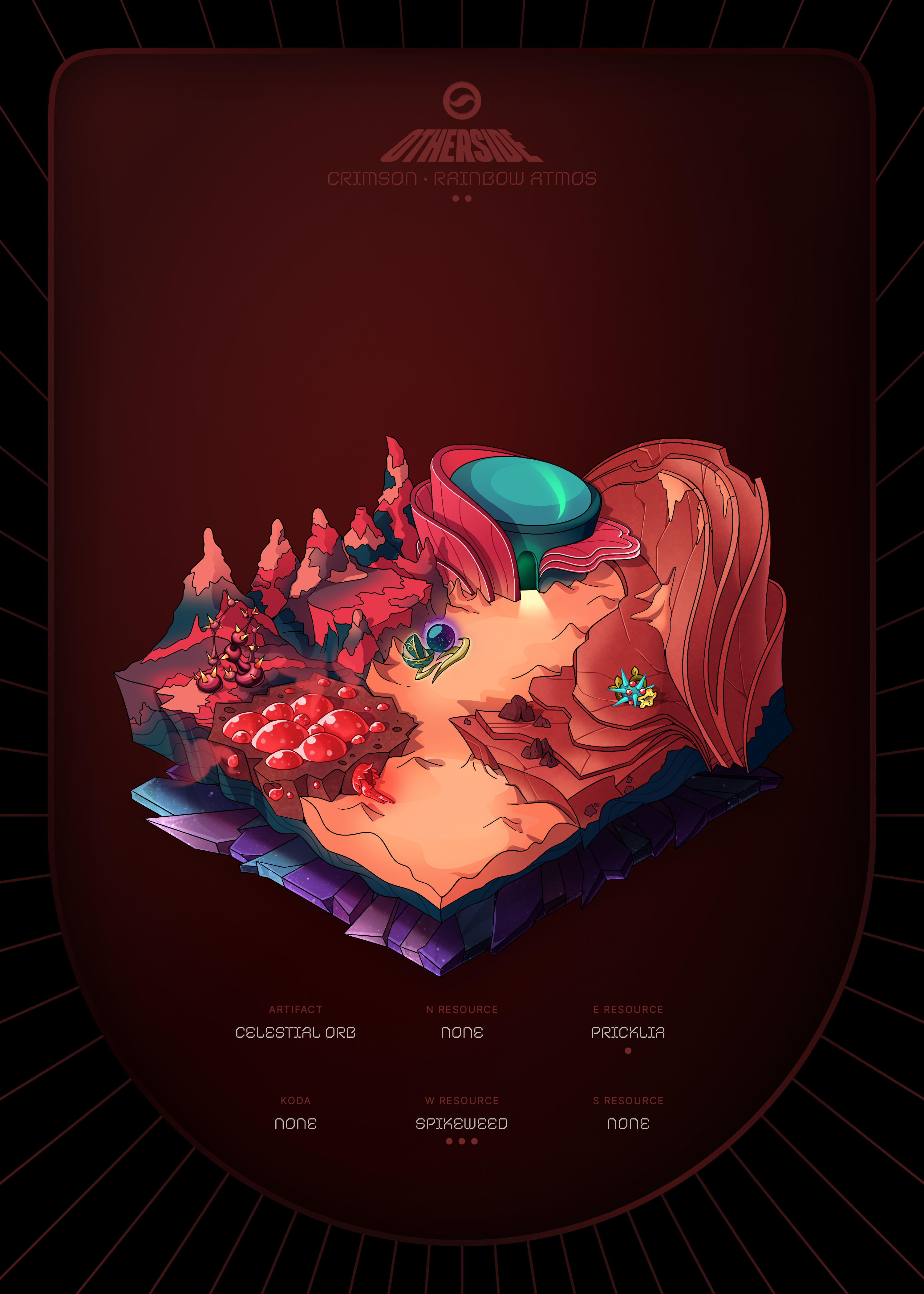 Otherdeed #80068 — Crimson