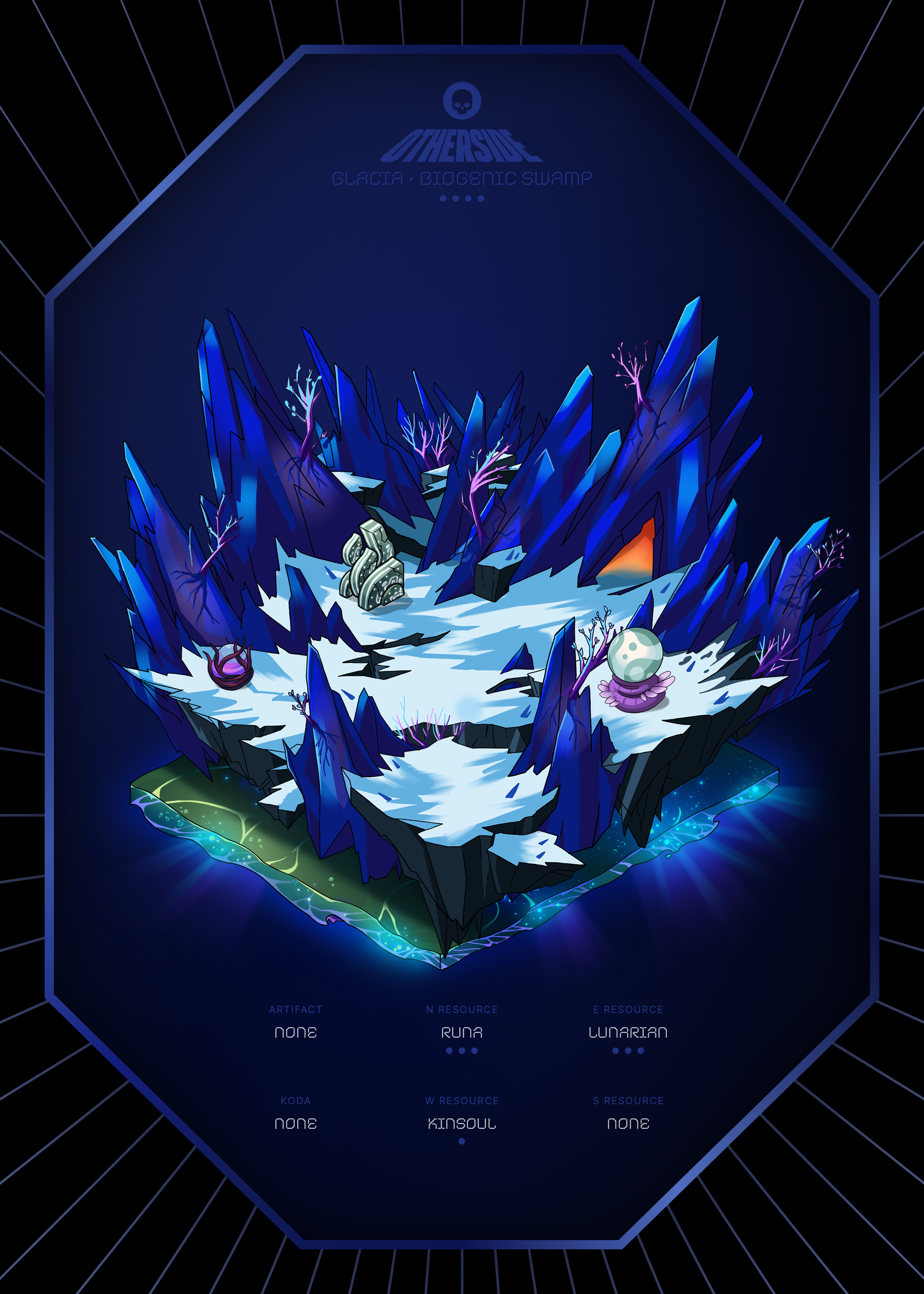 Otherdeed #3190 — Glacia
