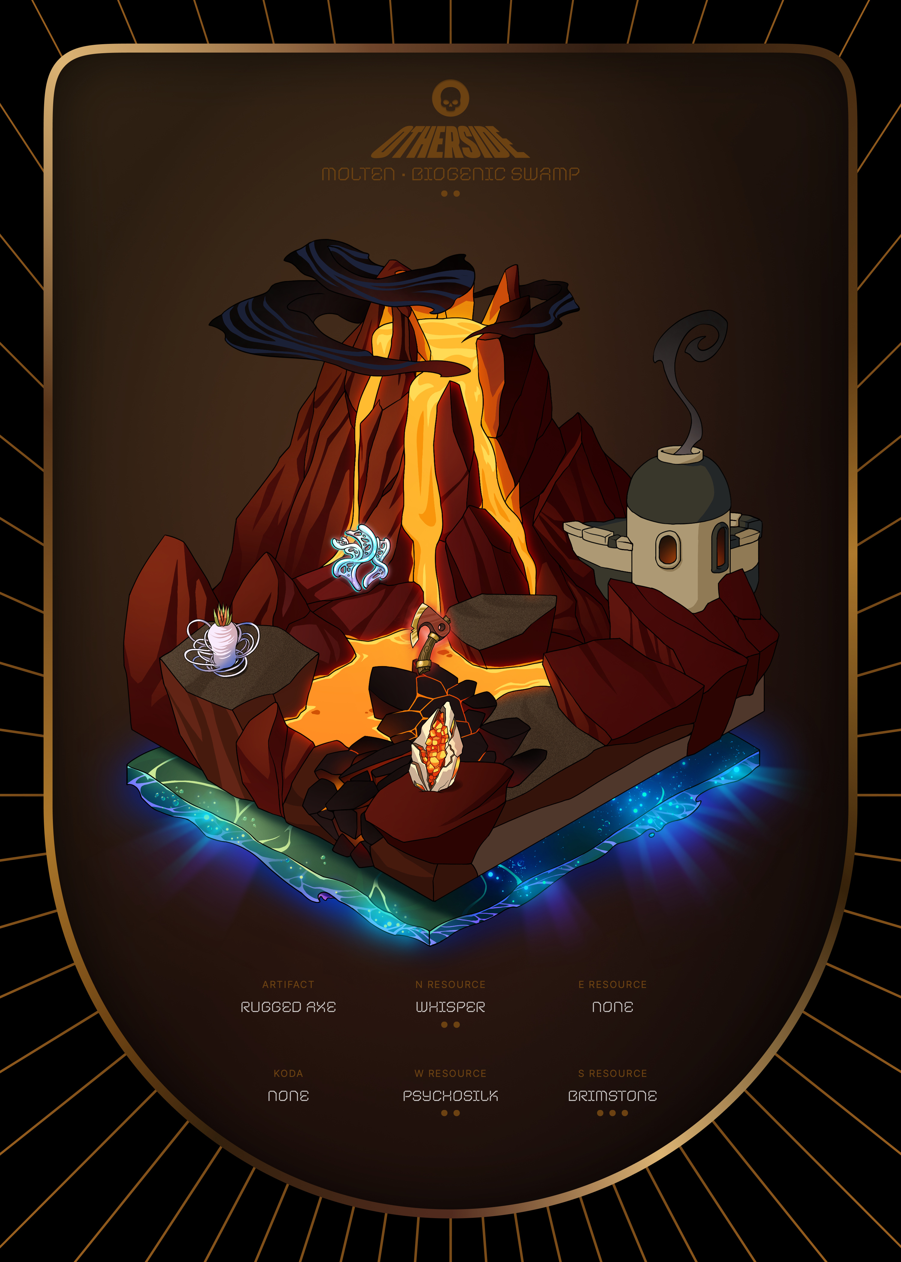 Otherdeed #460 — Molten