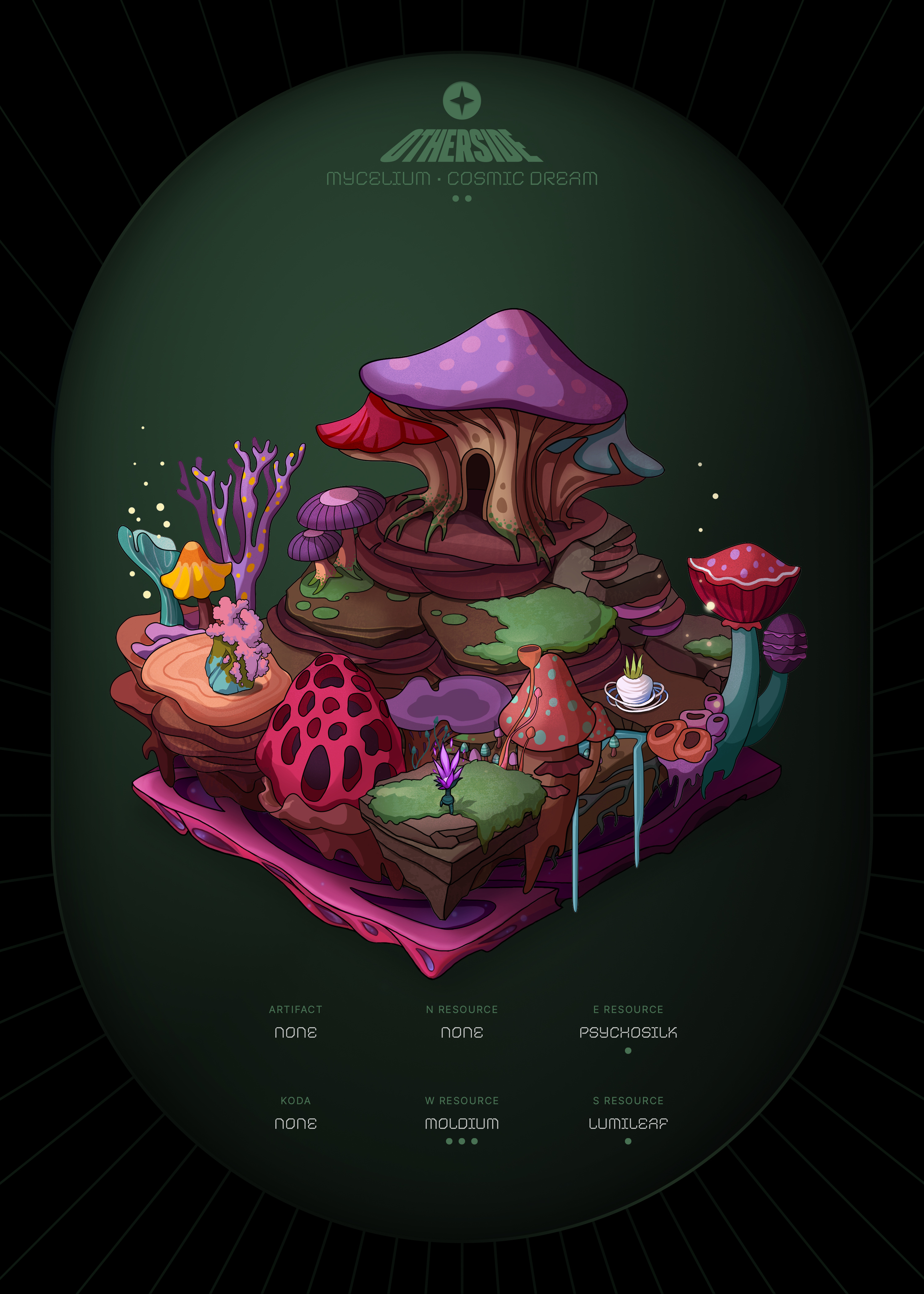 Otherdeed #94727 — Mycelium