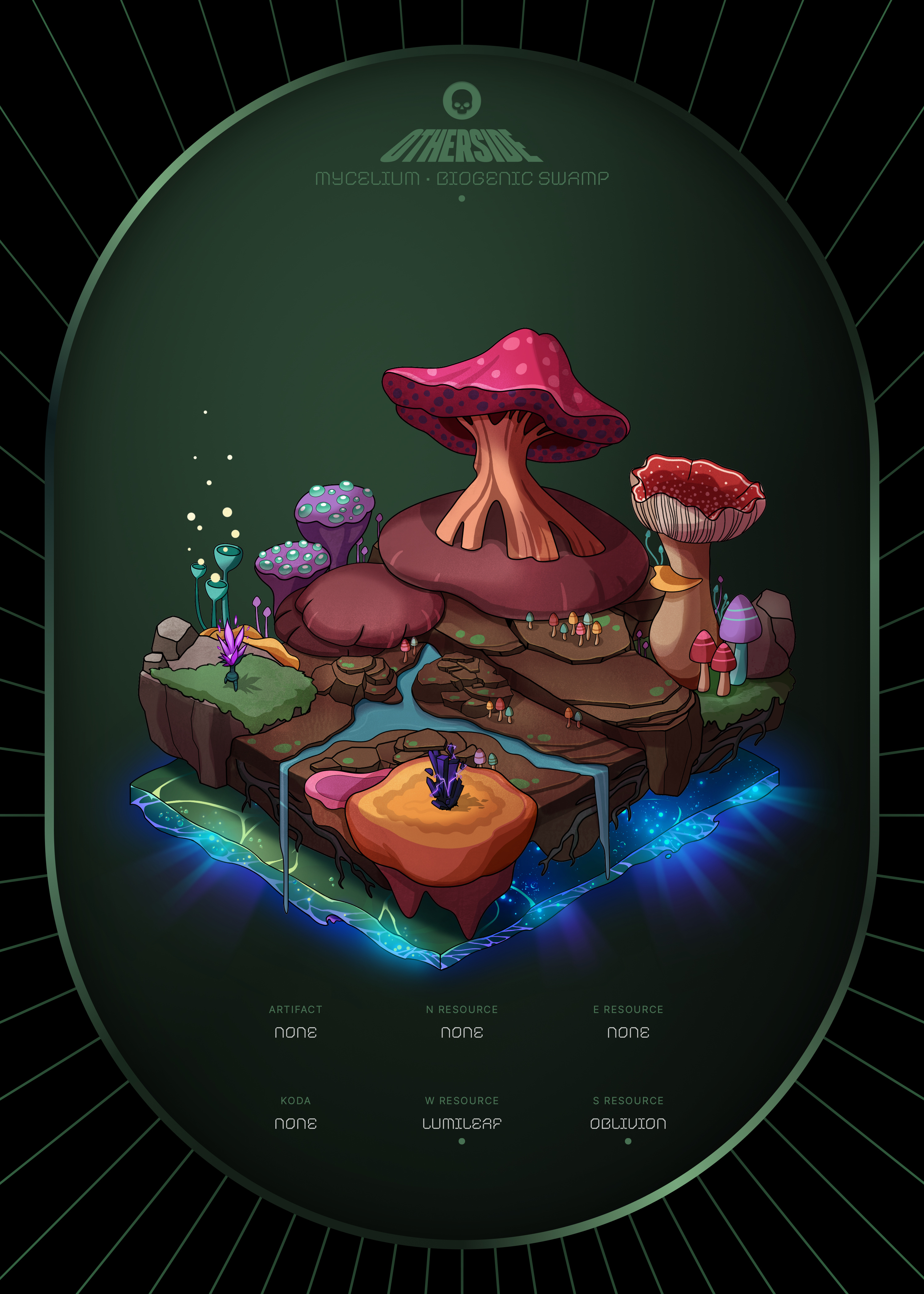 Otherdeed #8599 — Mycelium