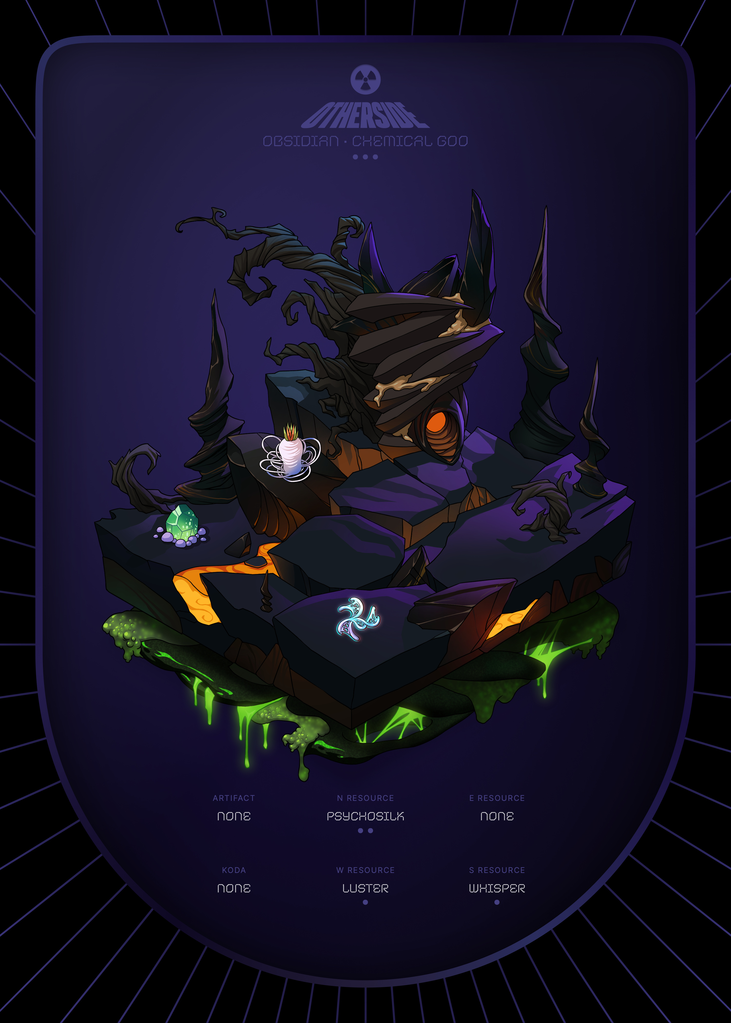 Otherdeed #14247 — Obsidian