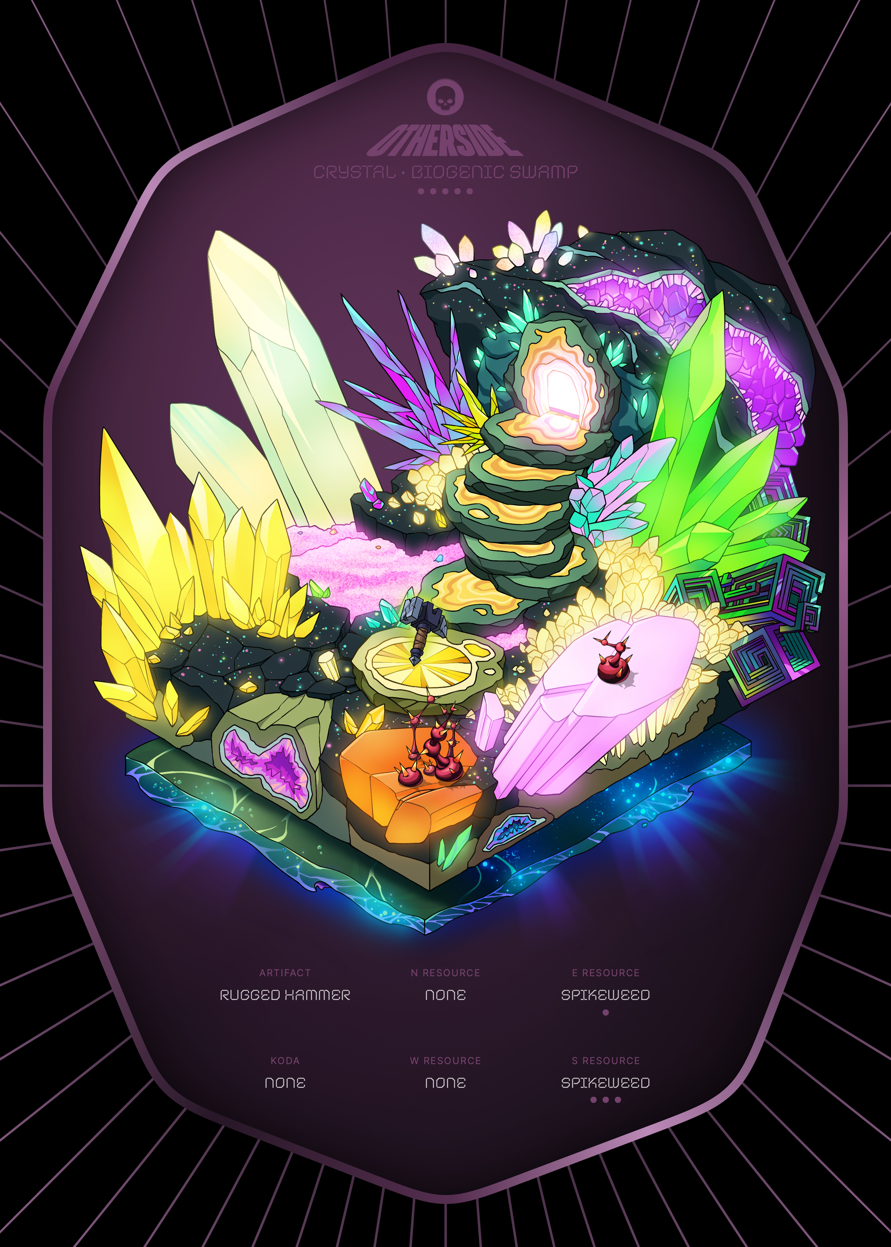 Otherdeed #9464 — Crystal