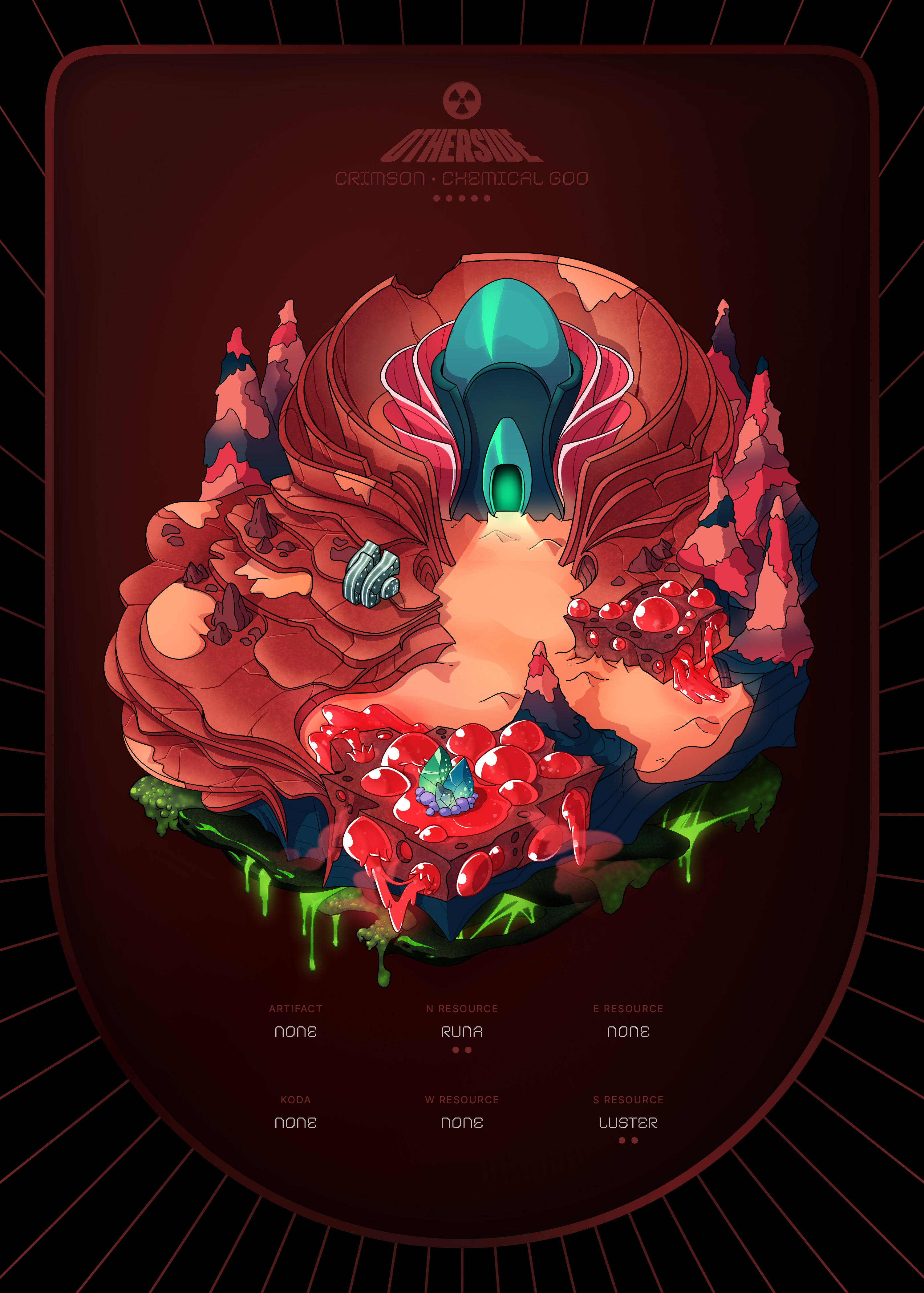 Otherdeed #22317 — Crimson