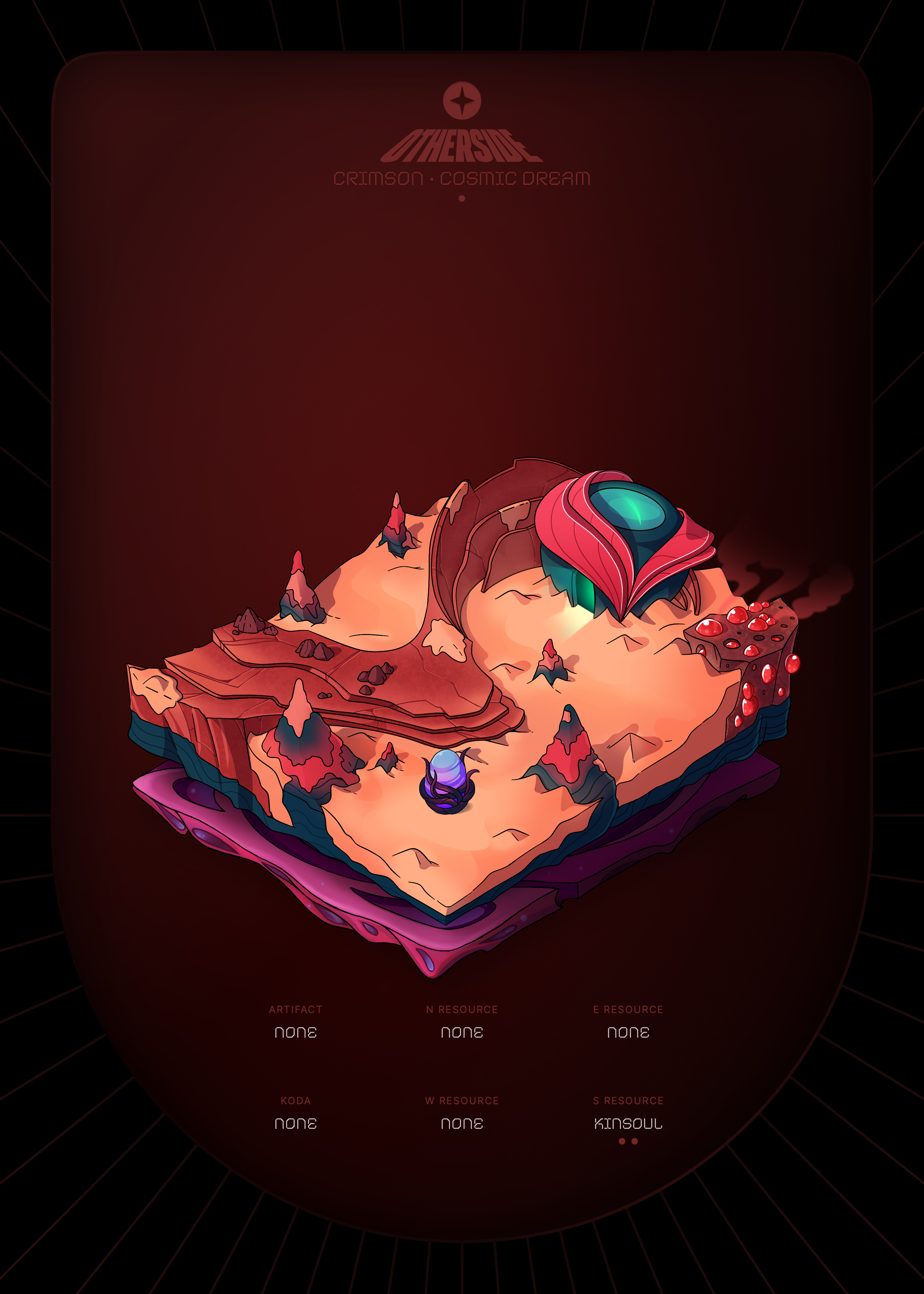 Otherdeed #32183 — Crimson