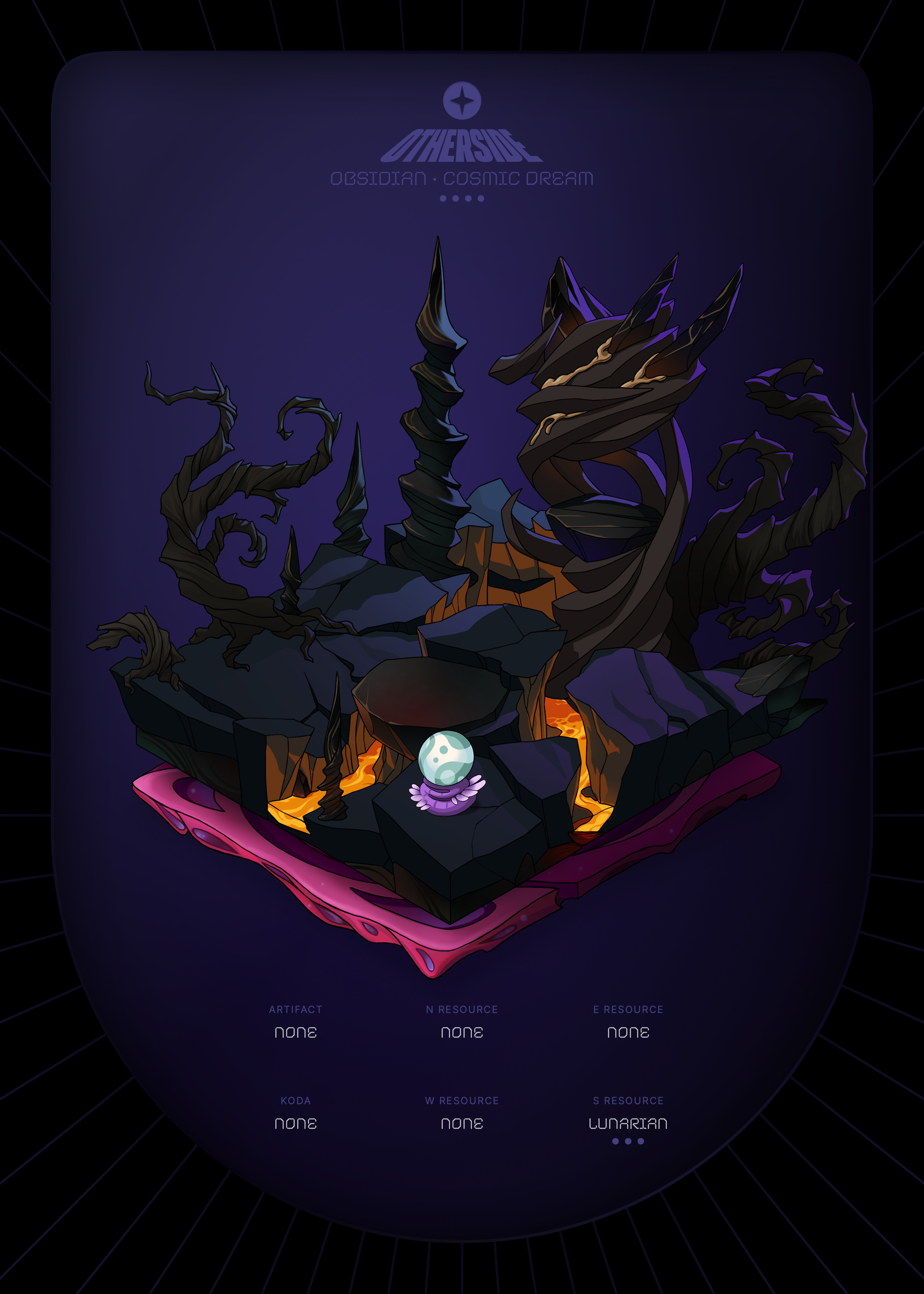 Otherdeed #90135 — Obsidian