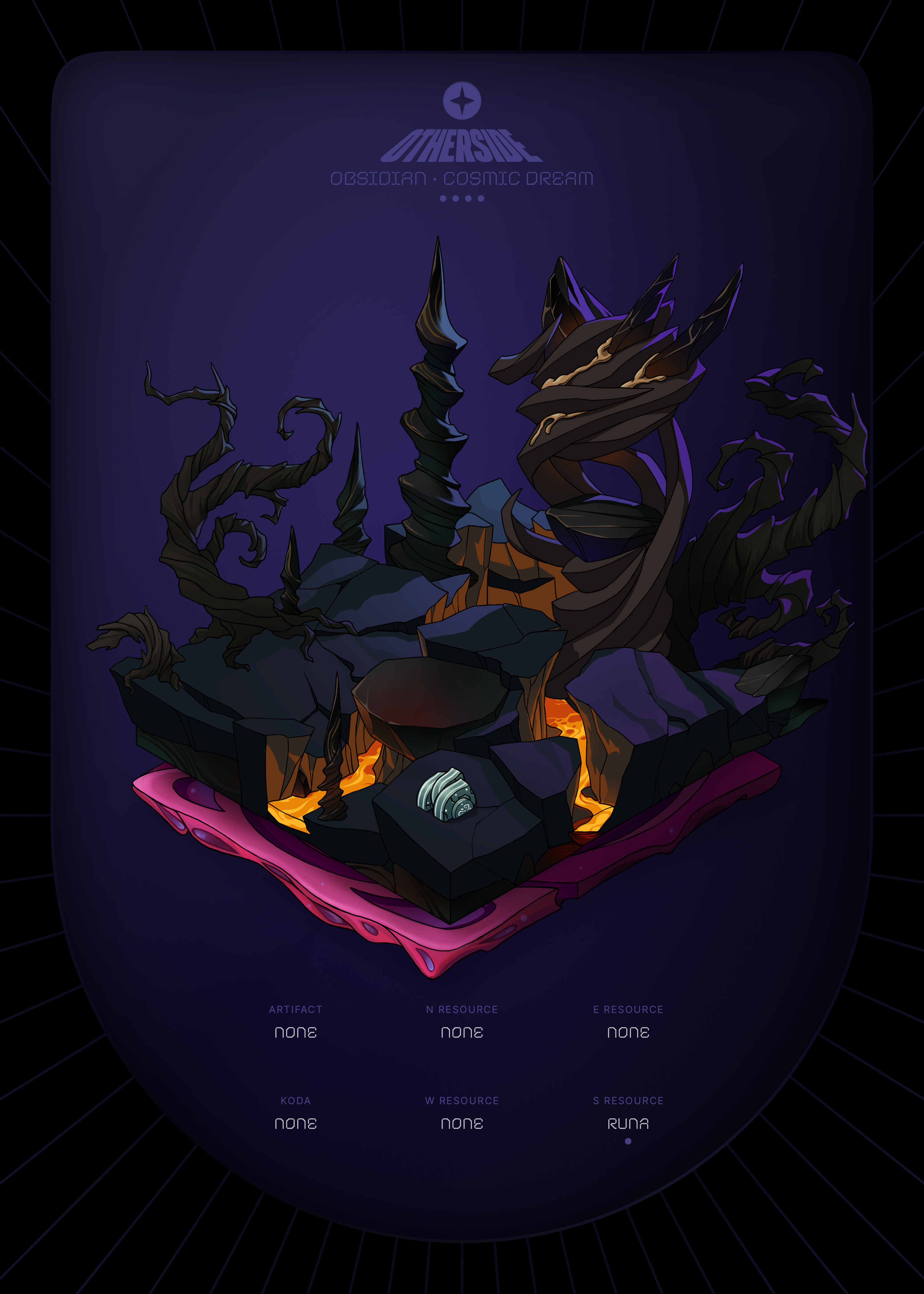 Otherdeed #37909 — Obsidian