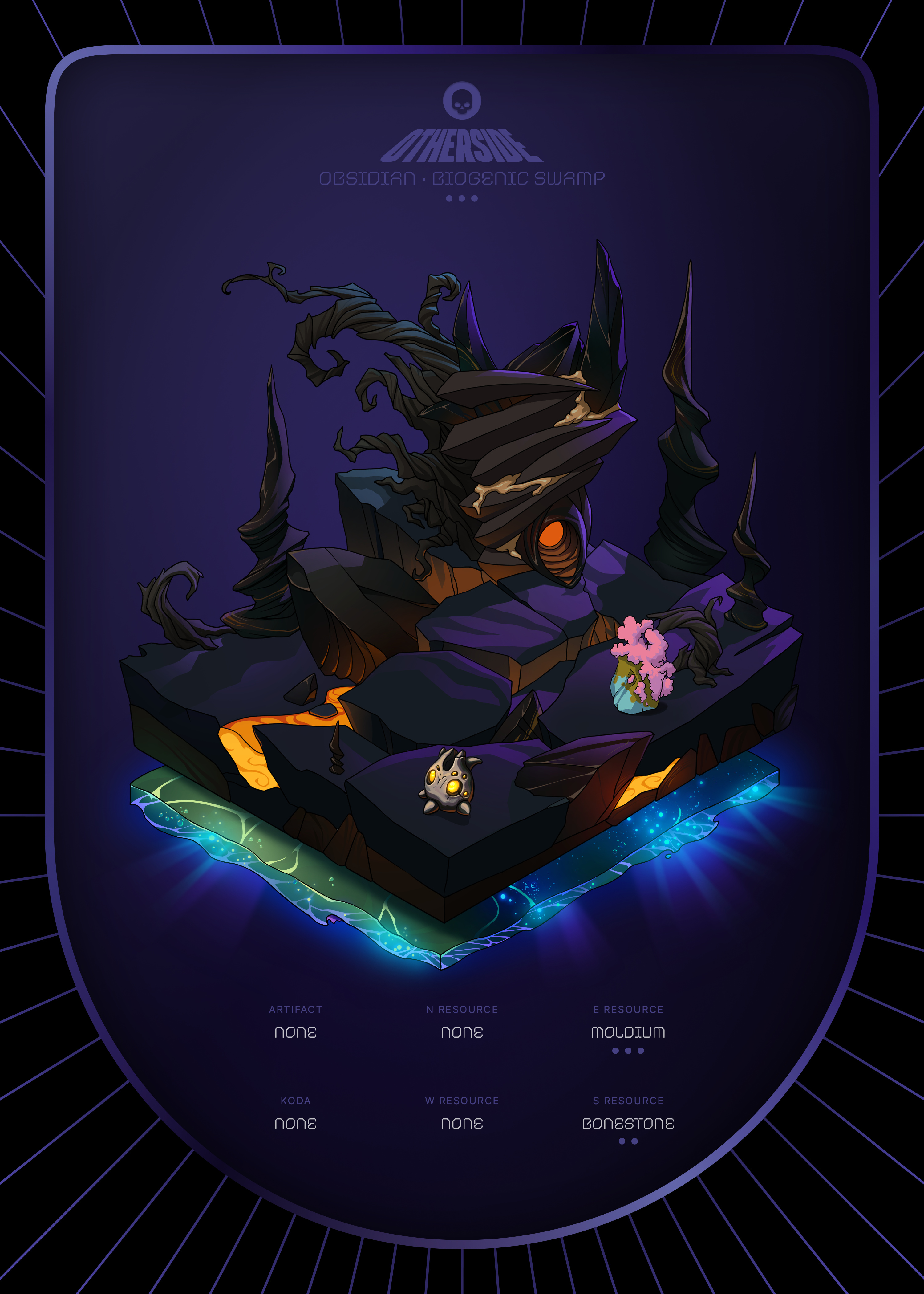 Otherdeed #4568 — Obsidian