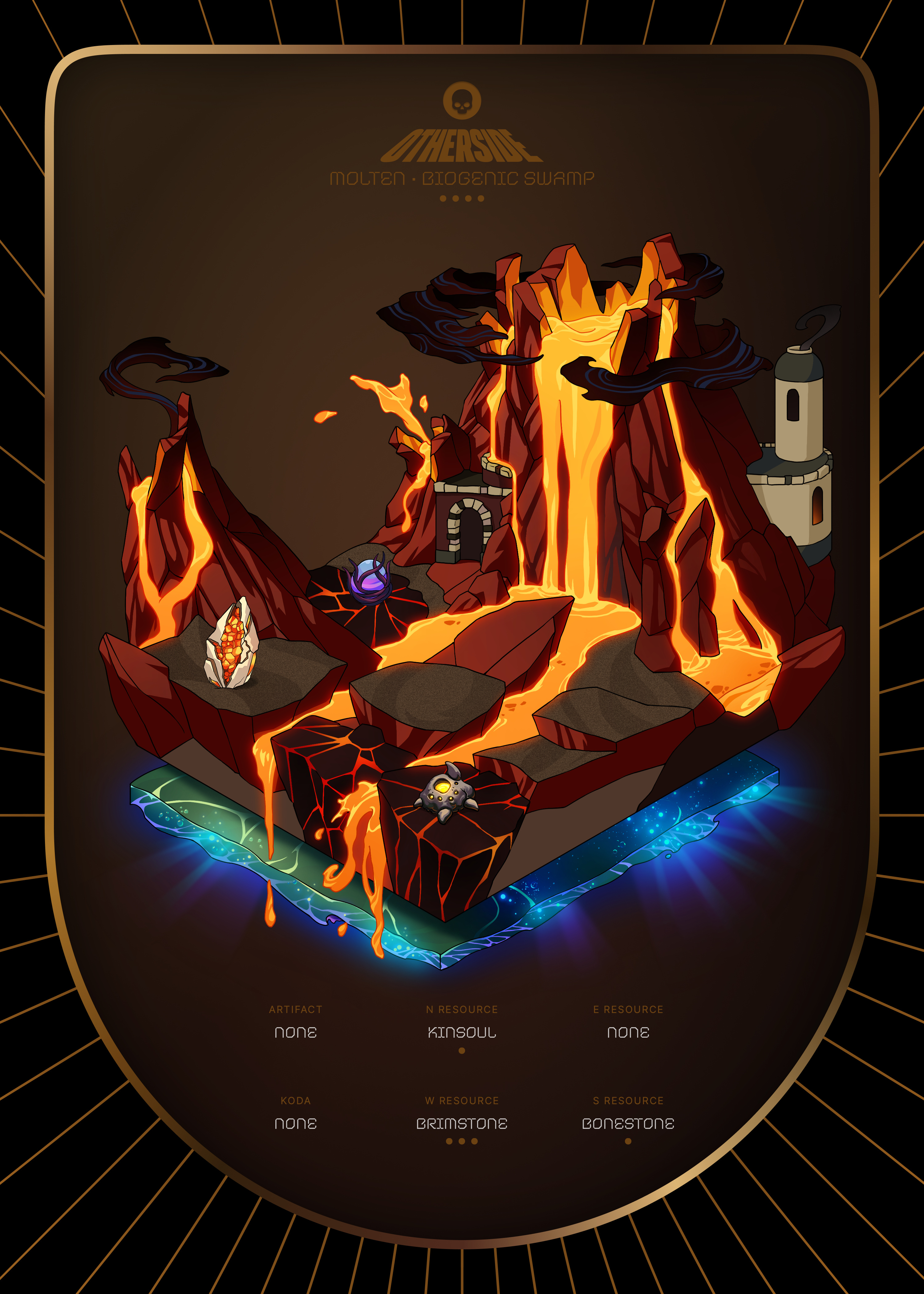 Otherdeed #3855 — Molten