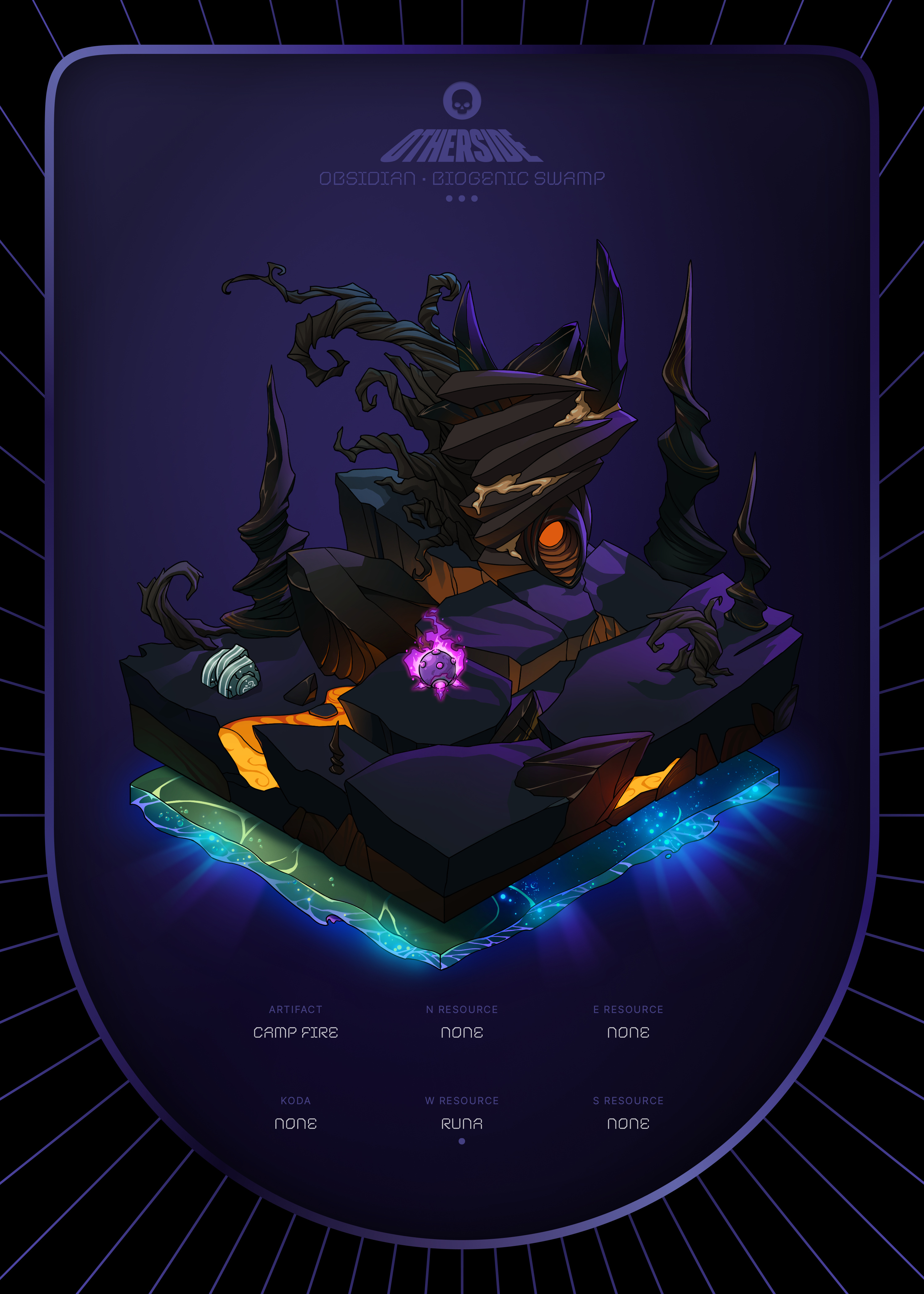 Otherdeed #1449 — Obsidian