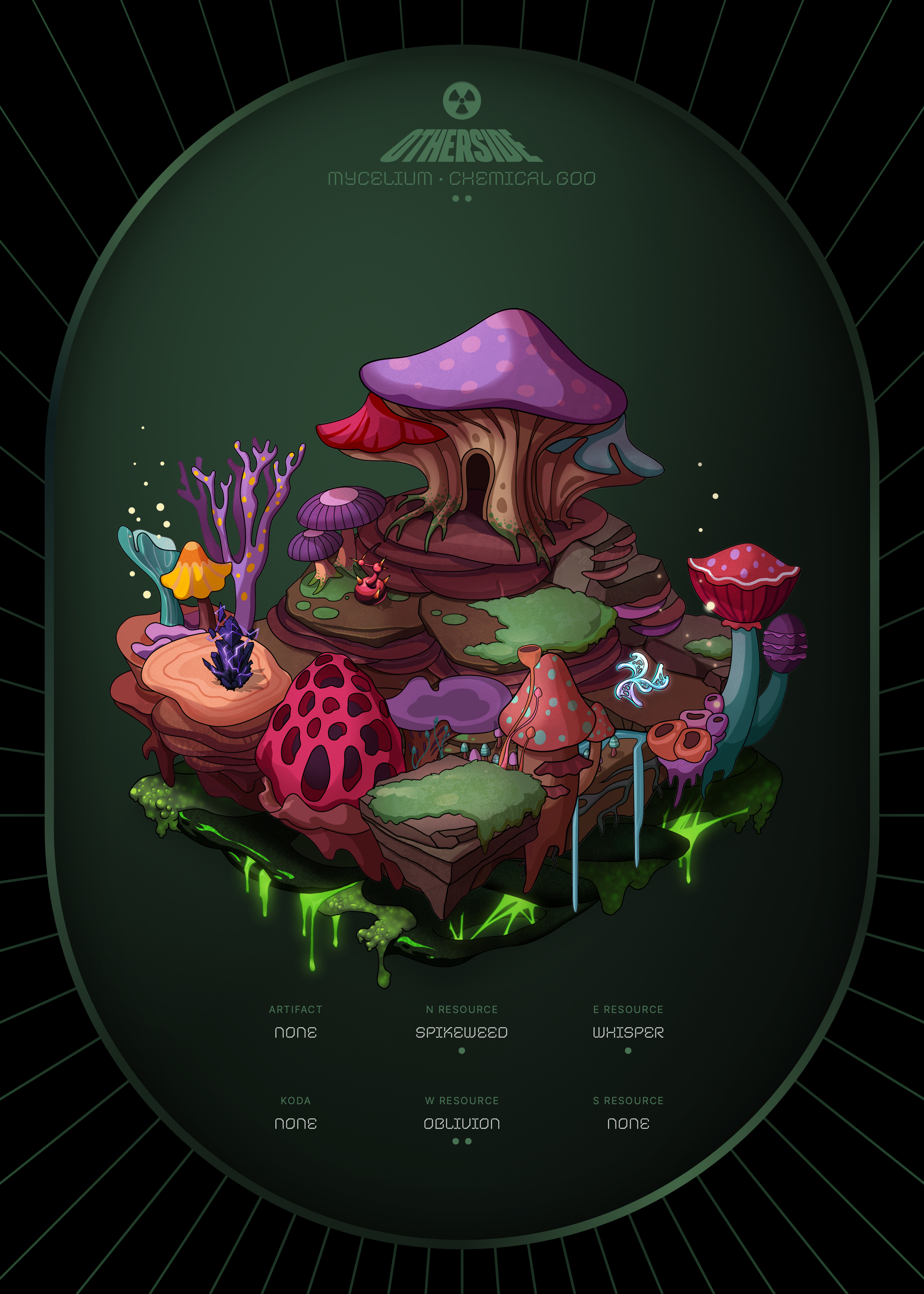 Otherdeed #23202 — Mycelium