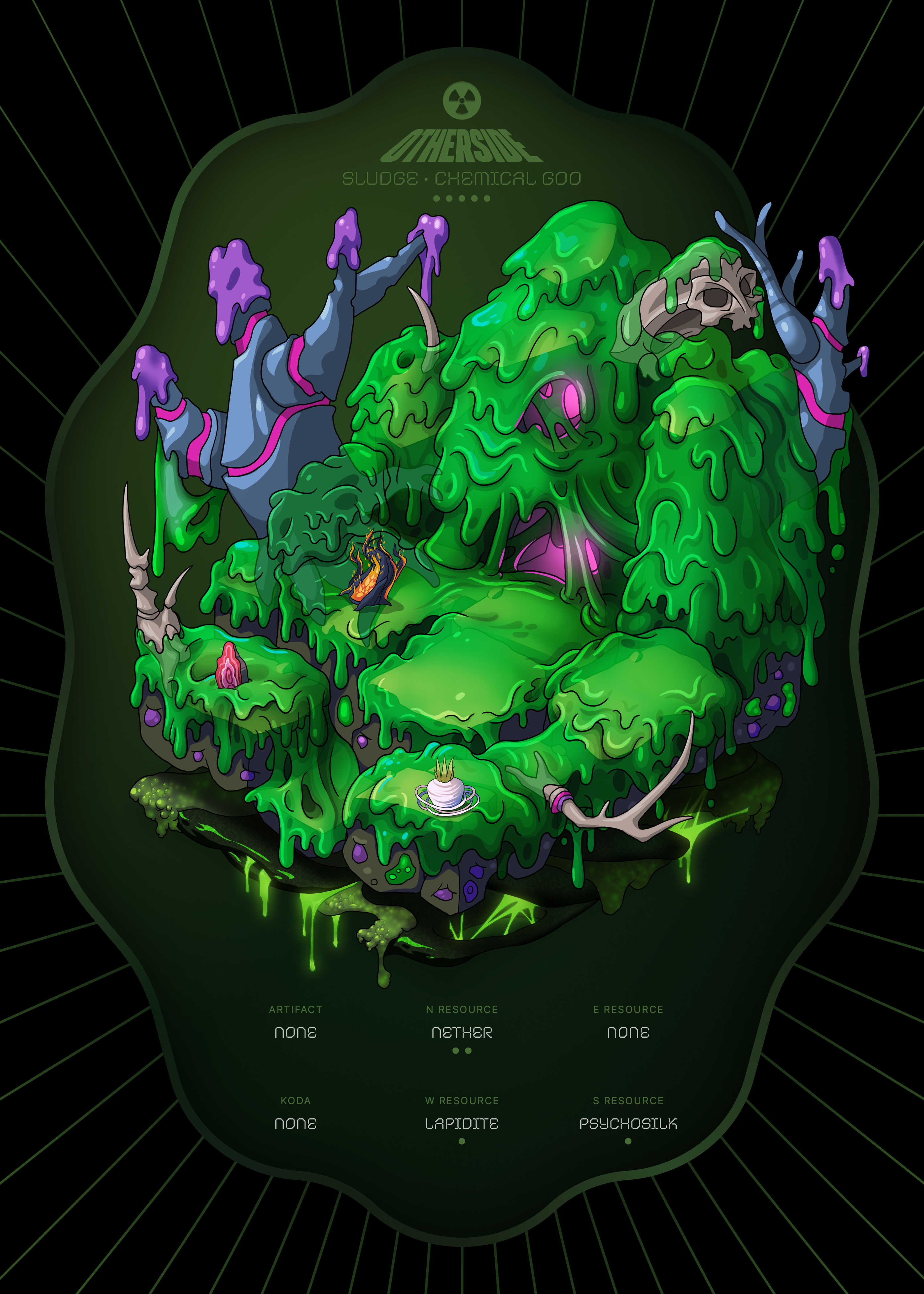 Otherdeed #16004 — Sludge