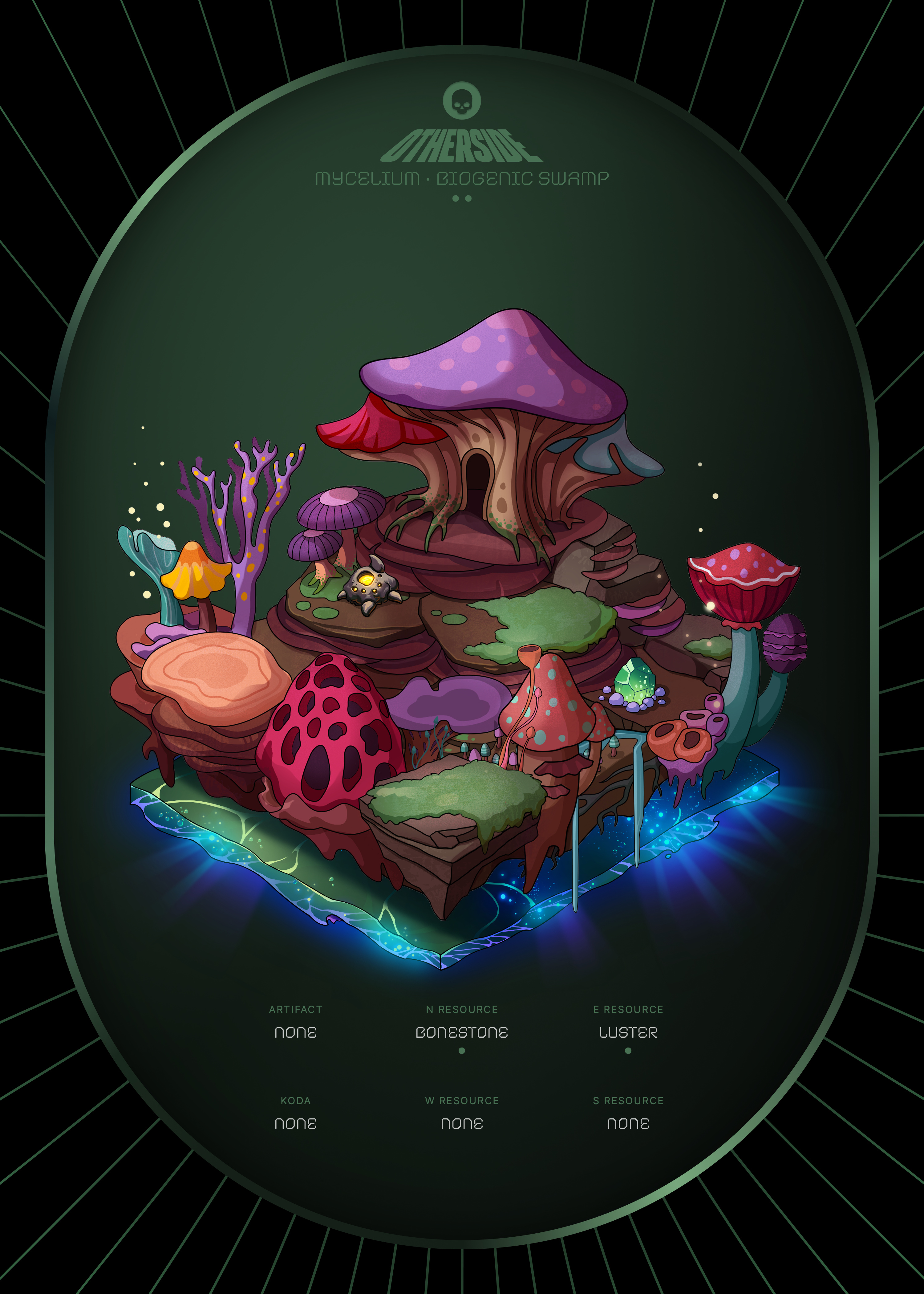 Otherdeed #1758 — Mycelium