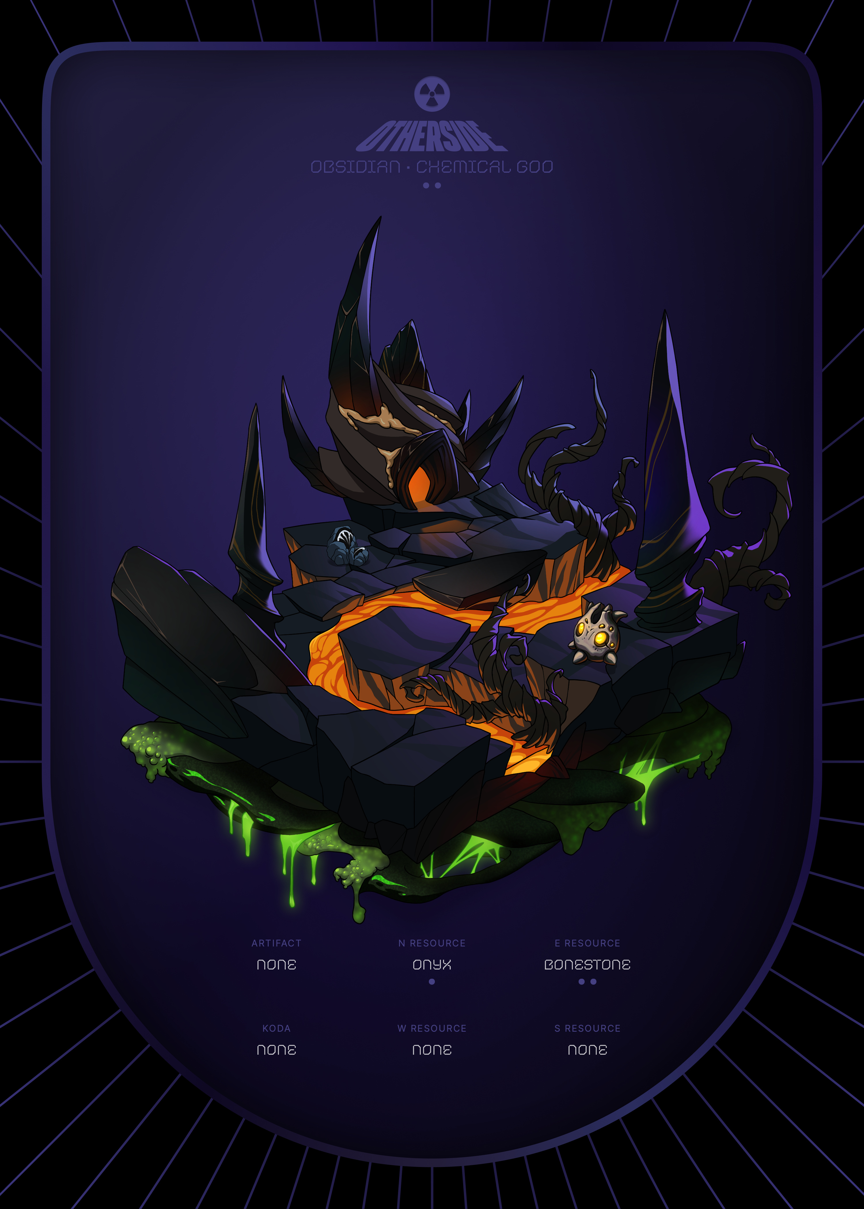 Otherdeed #10126 — Obsidian