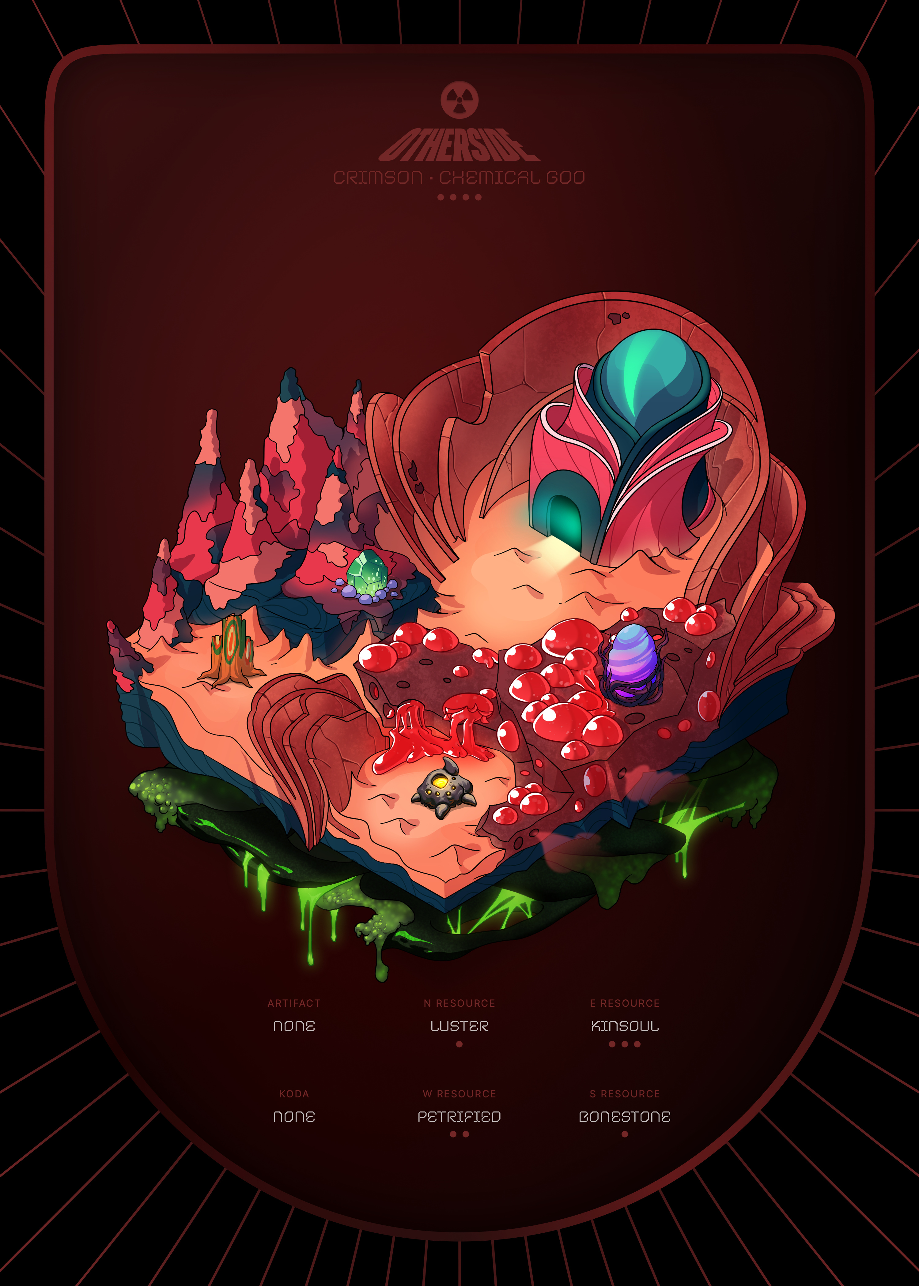 Otherdeed #14593 — Crimson