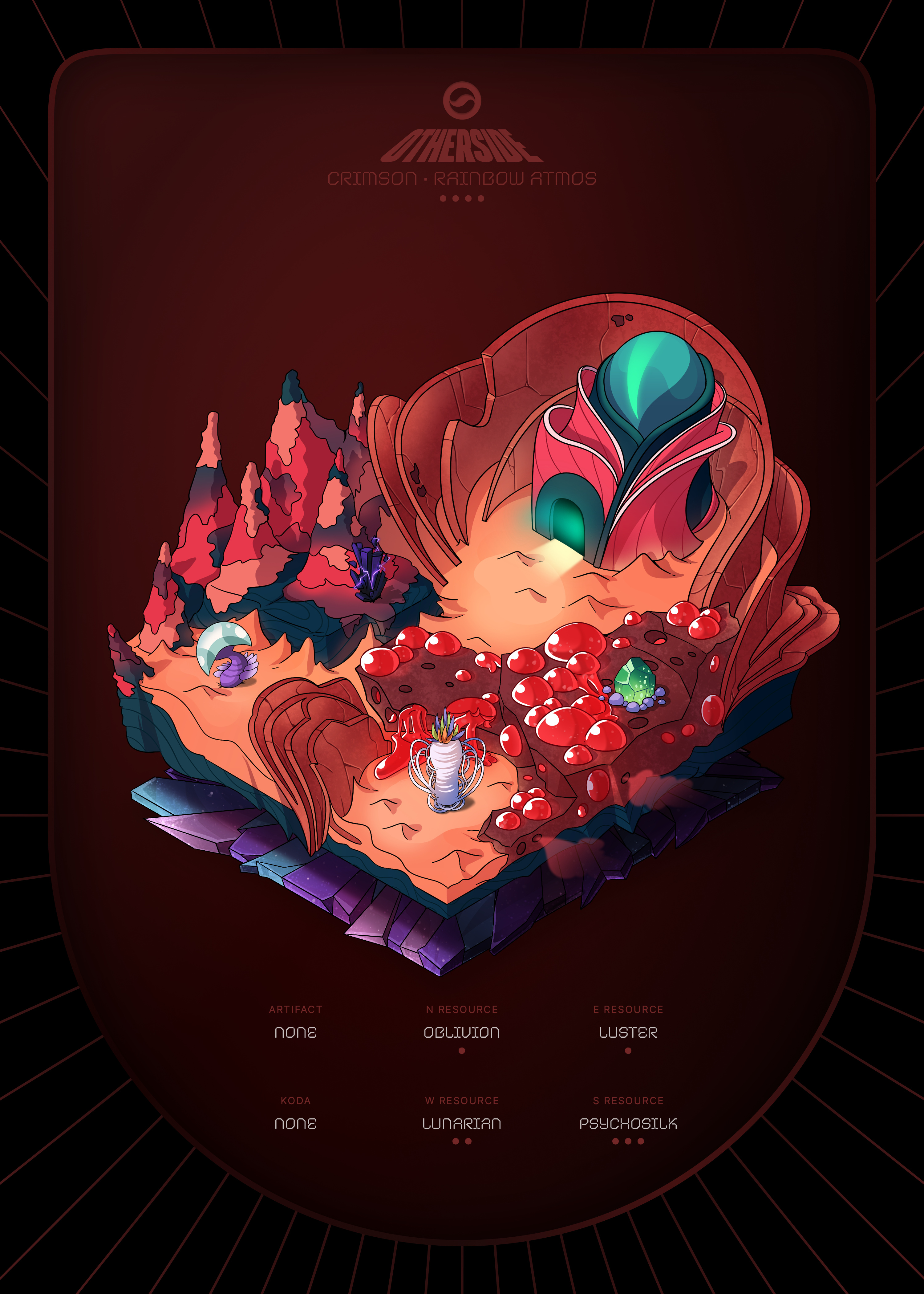 Otherdeed #76033 — Crimson