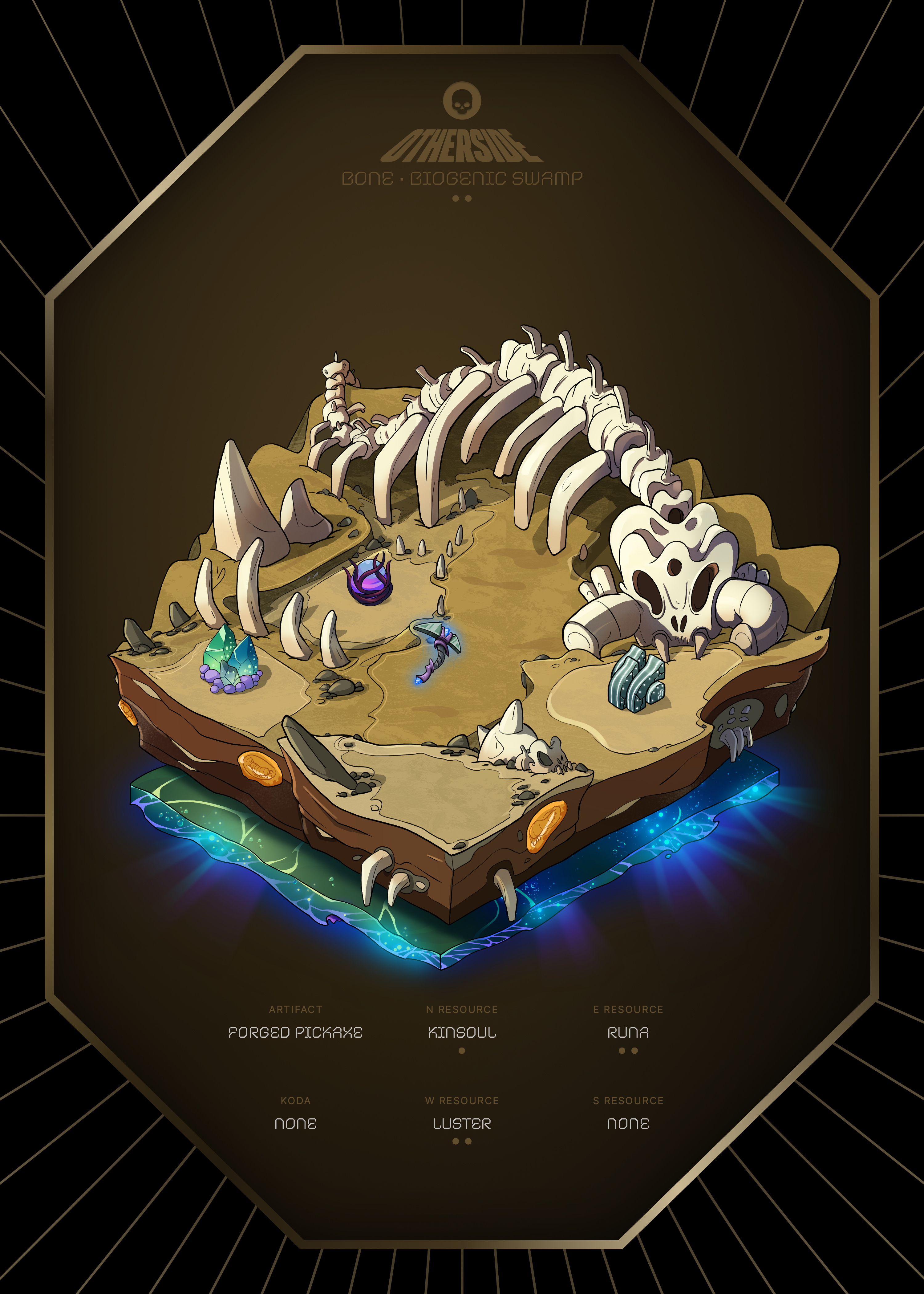 Otherdeed #7043 — Bone