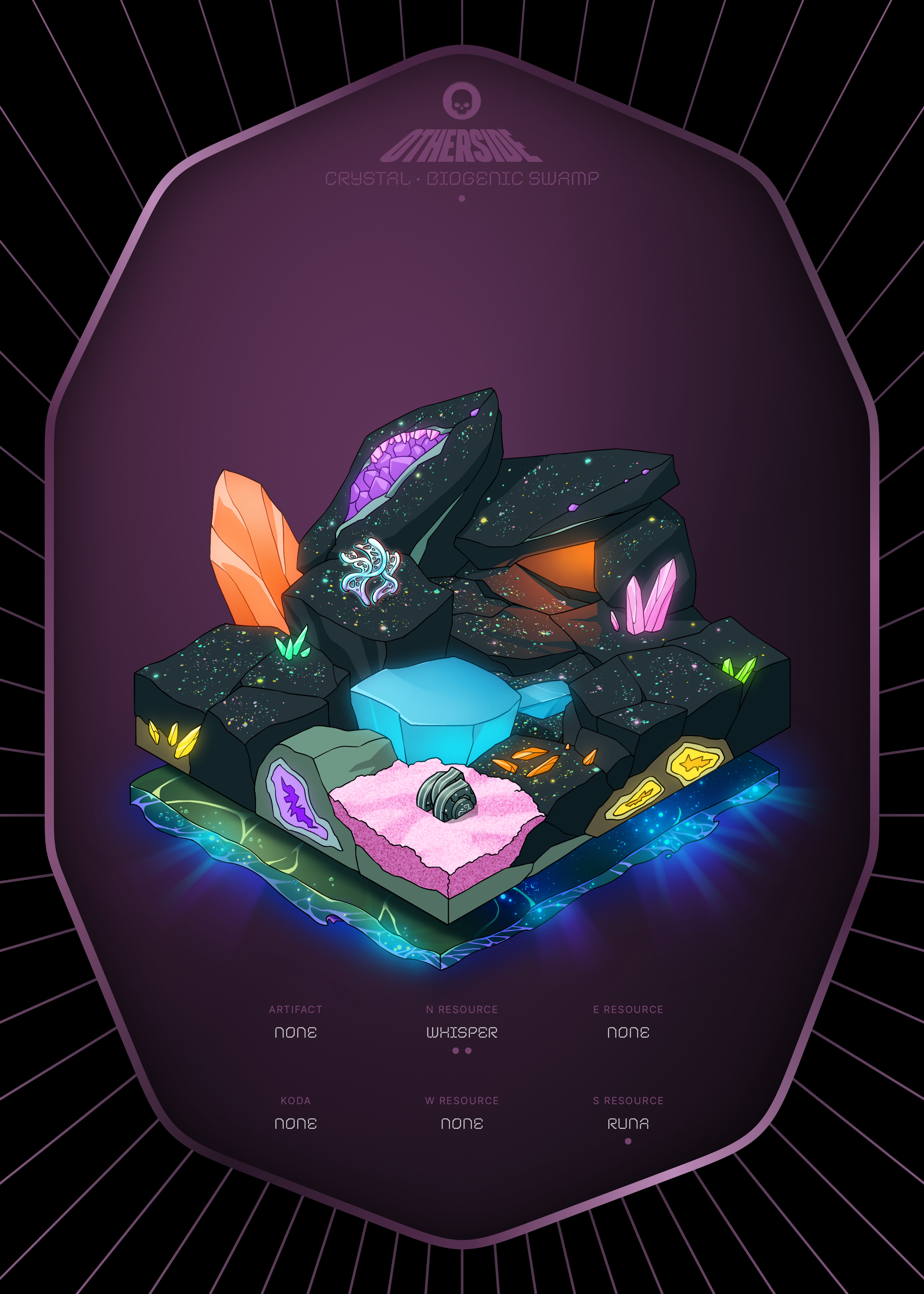Otherdeed #8351 — Crystal