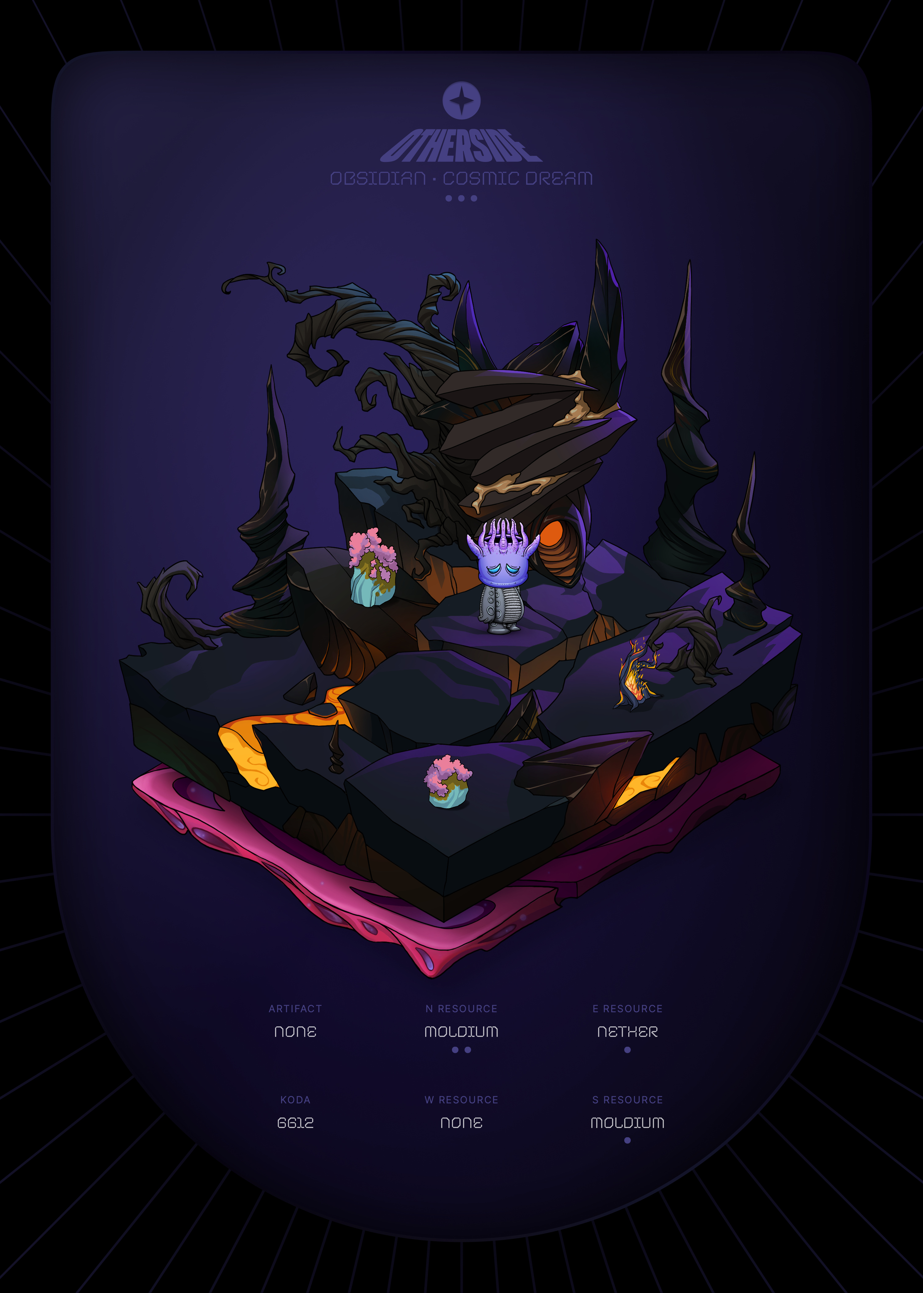 Otherdeed #91676 — Obsidian