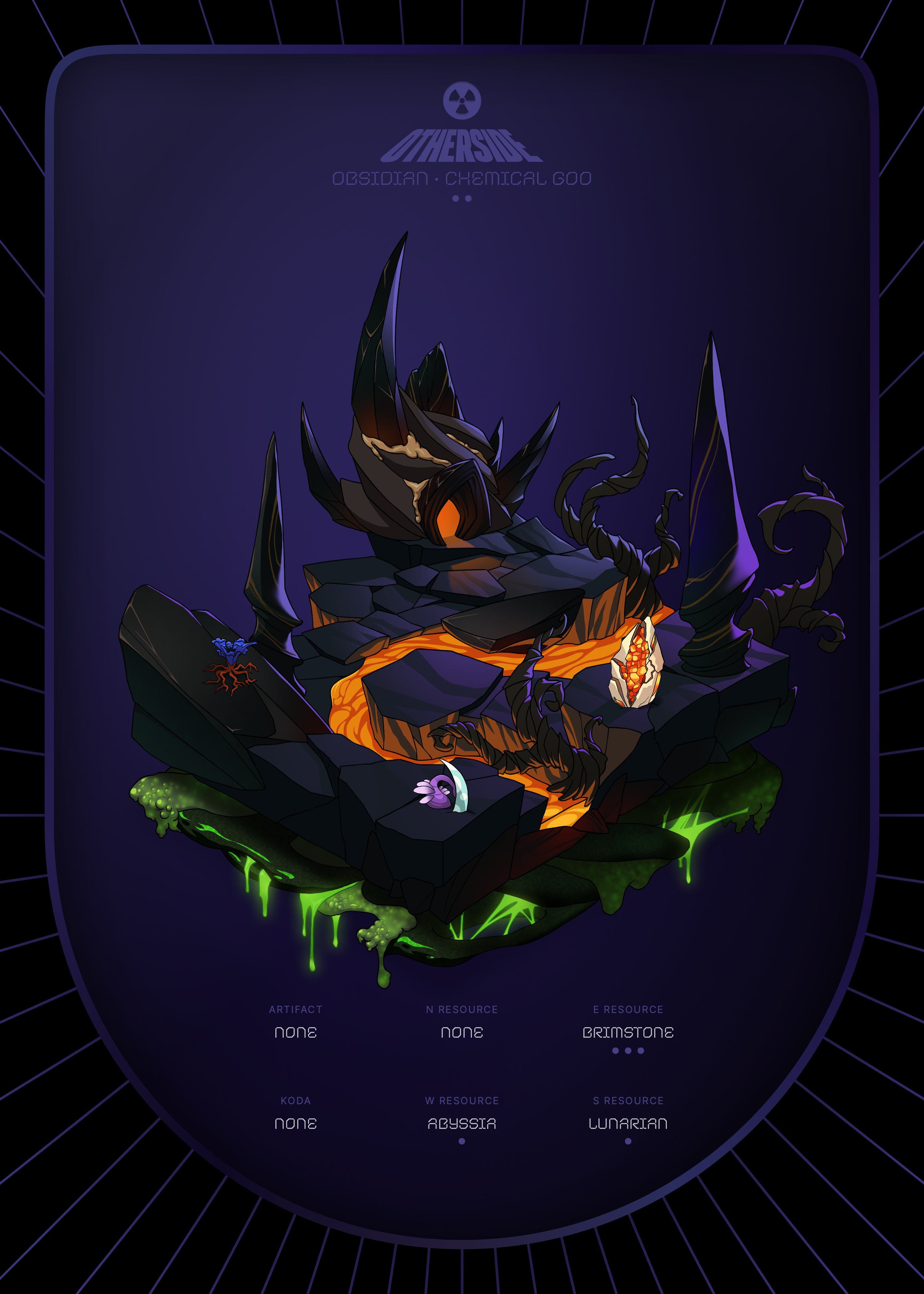 Otherdeed #18038 — Obsidian