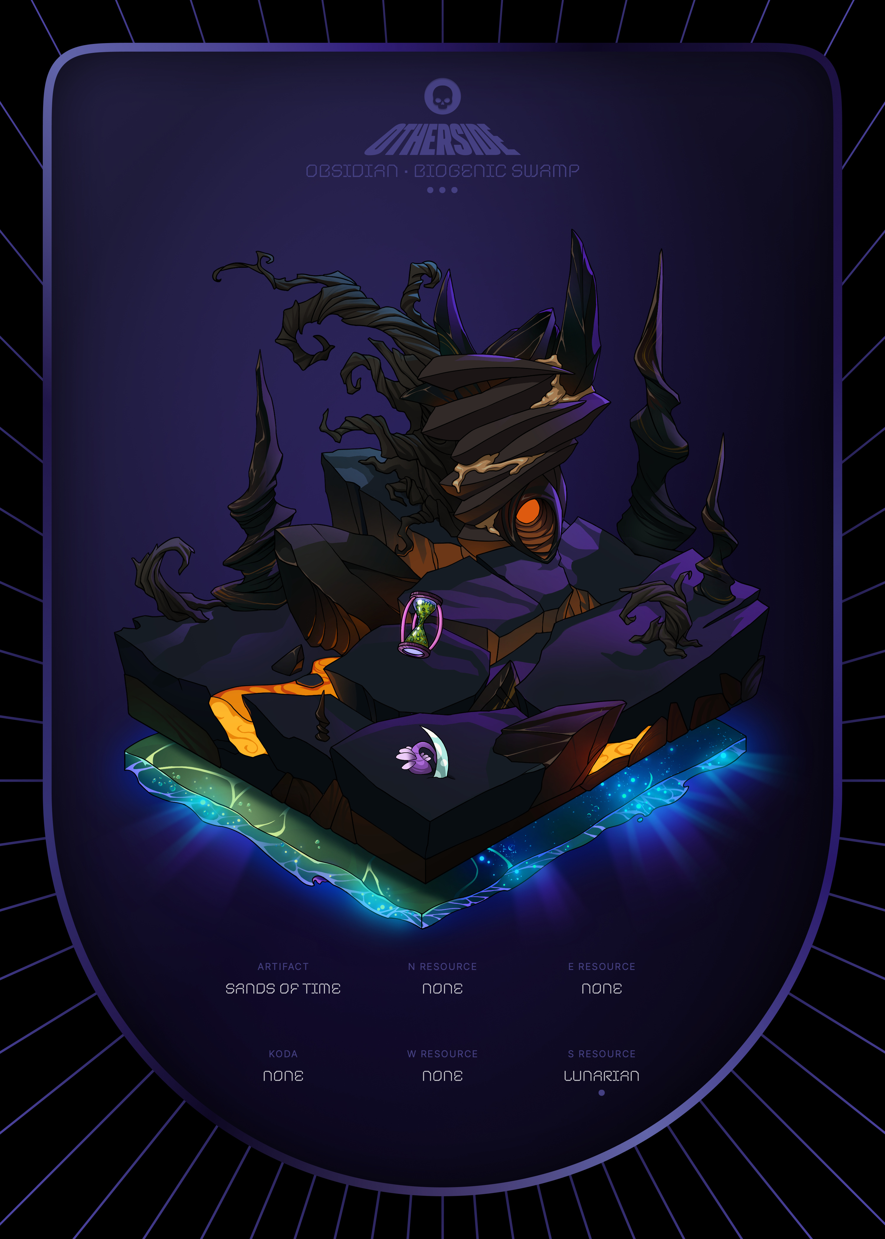 Otherdeed #3056 — Obsidian
