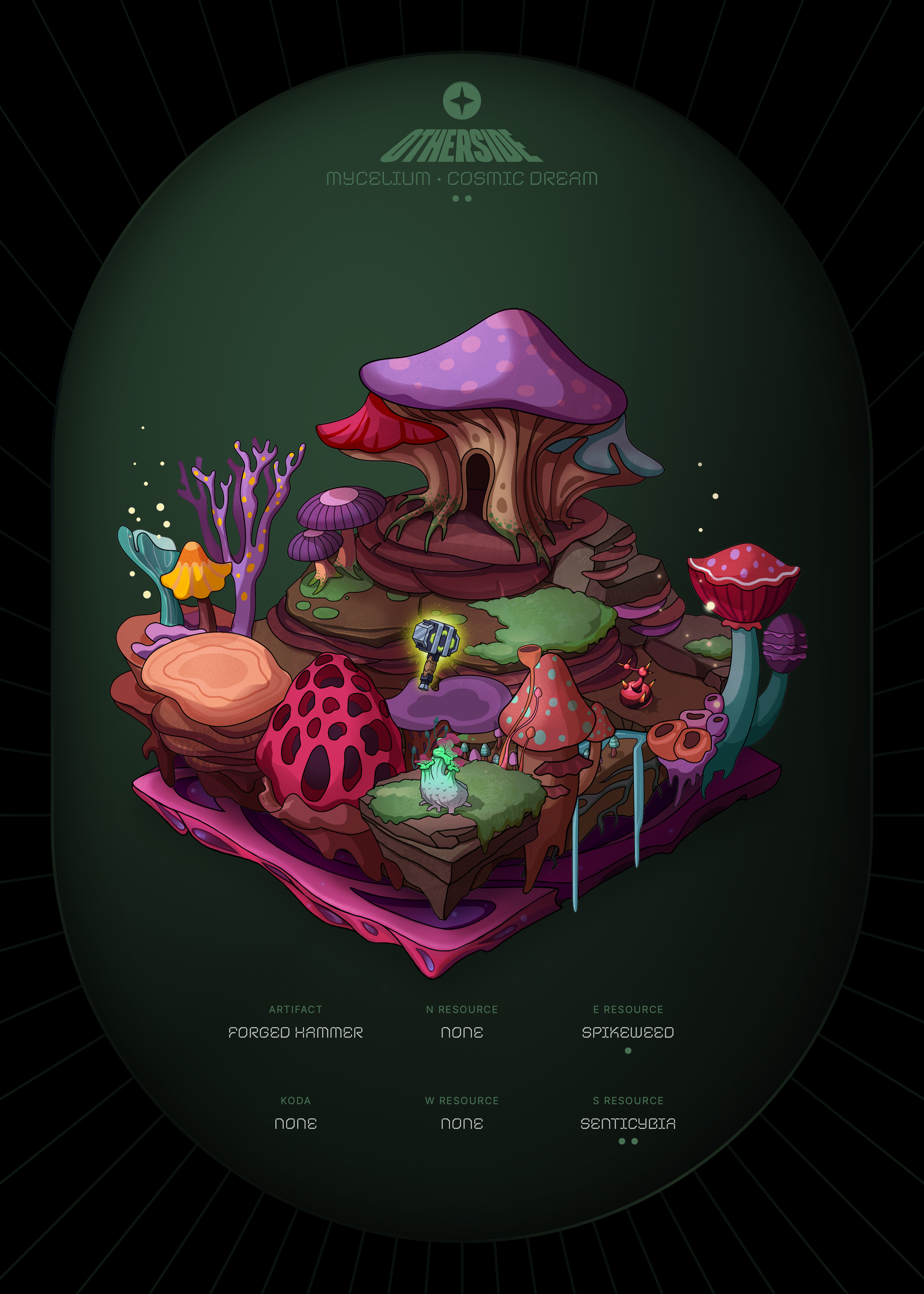 Otherdeed #88214 — Mycelium