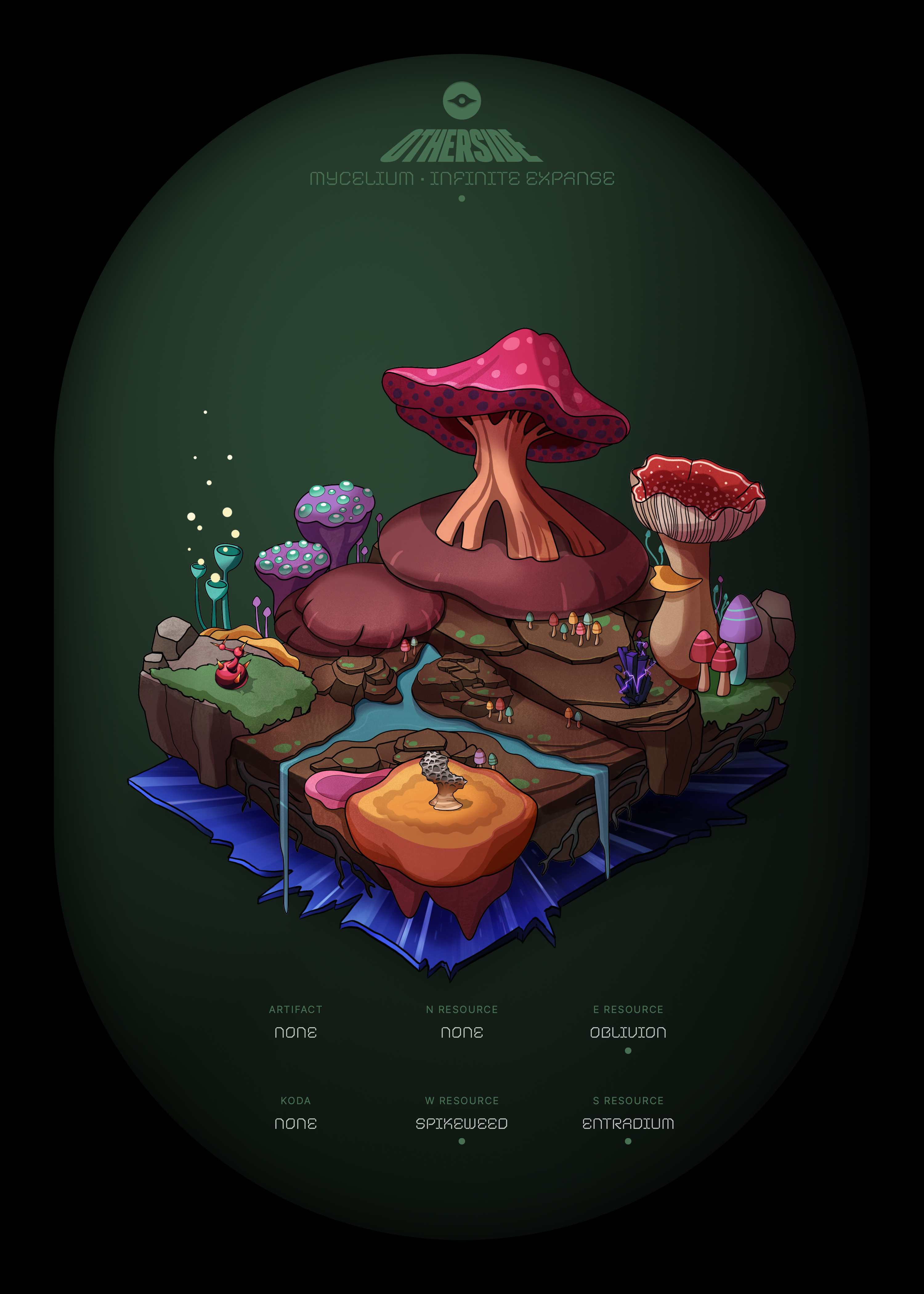 Otherdeed #53532 — Mycelium