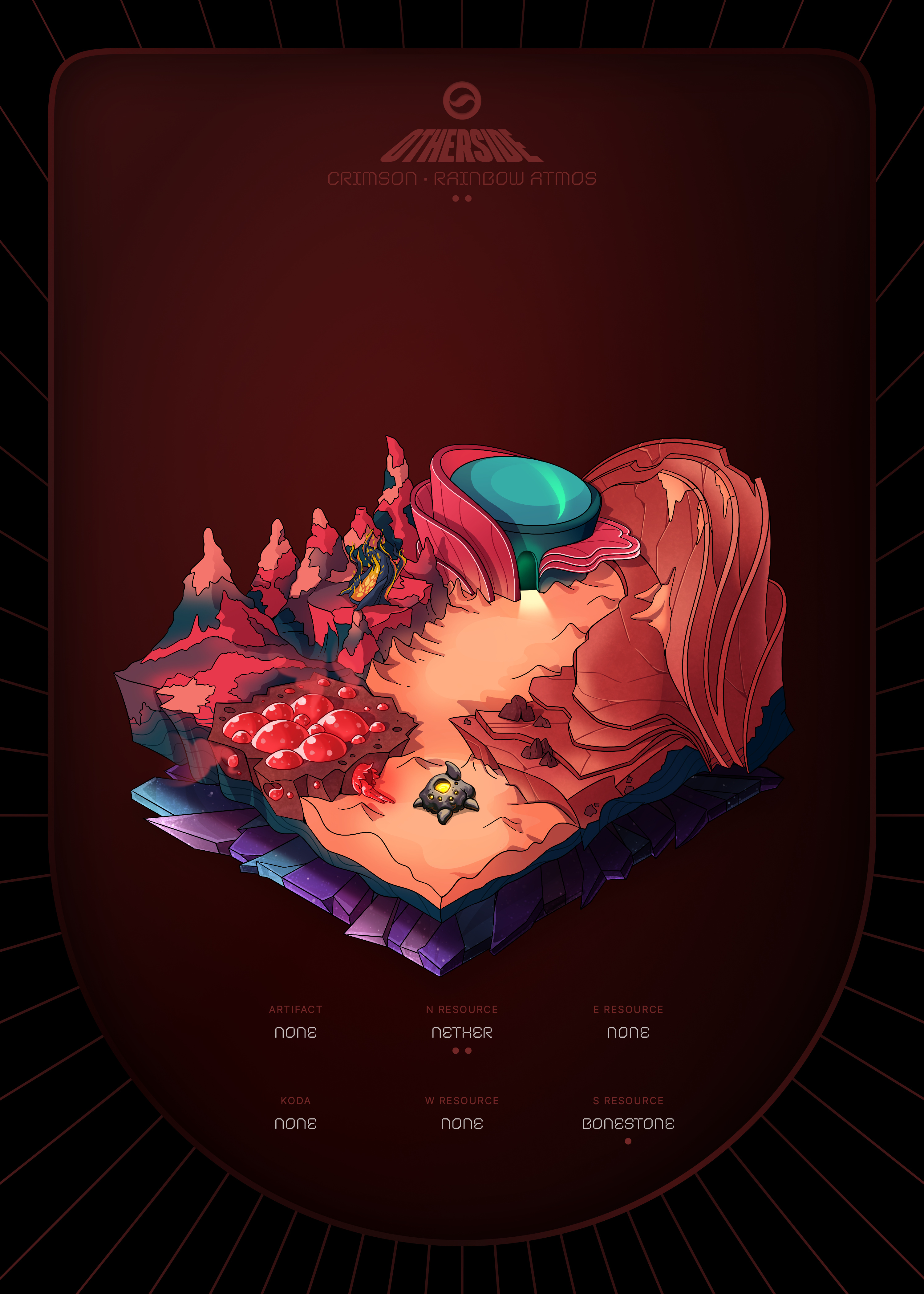 Otherdeed #75285 — Crimson