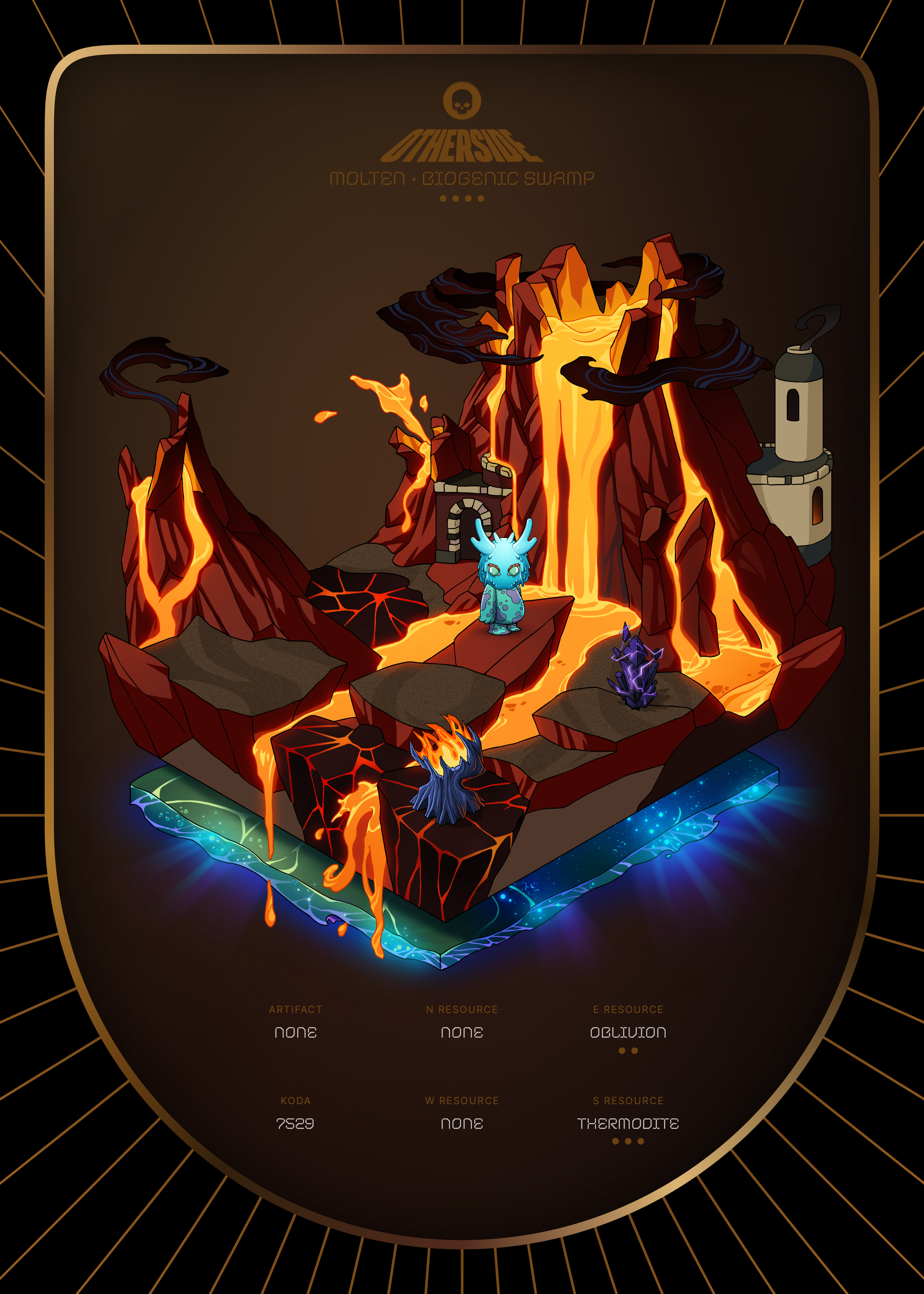 Otherdeed #7113 — Molten