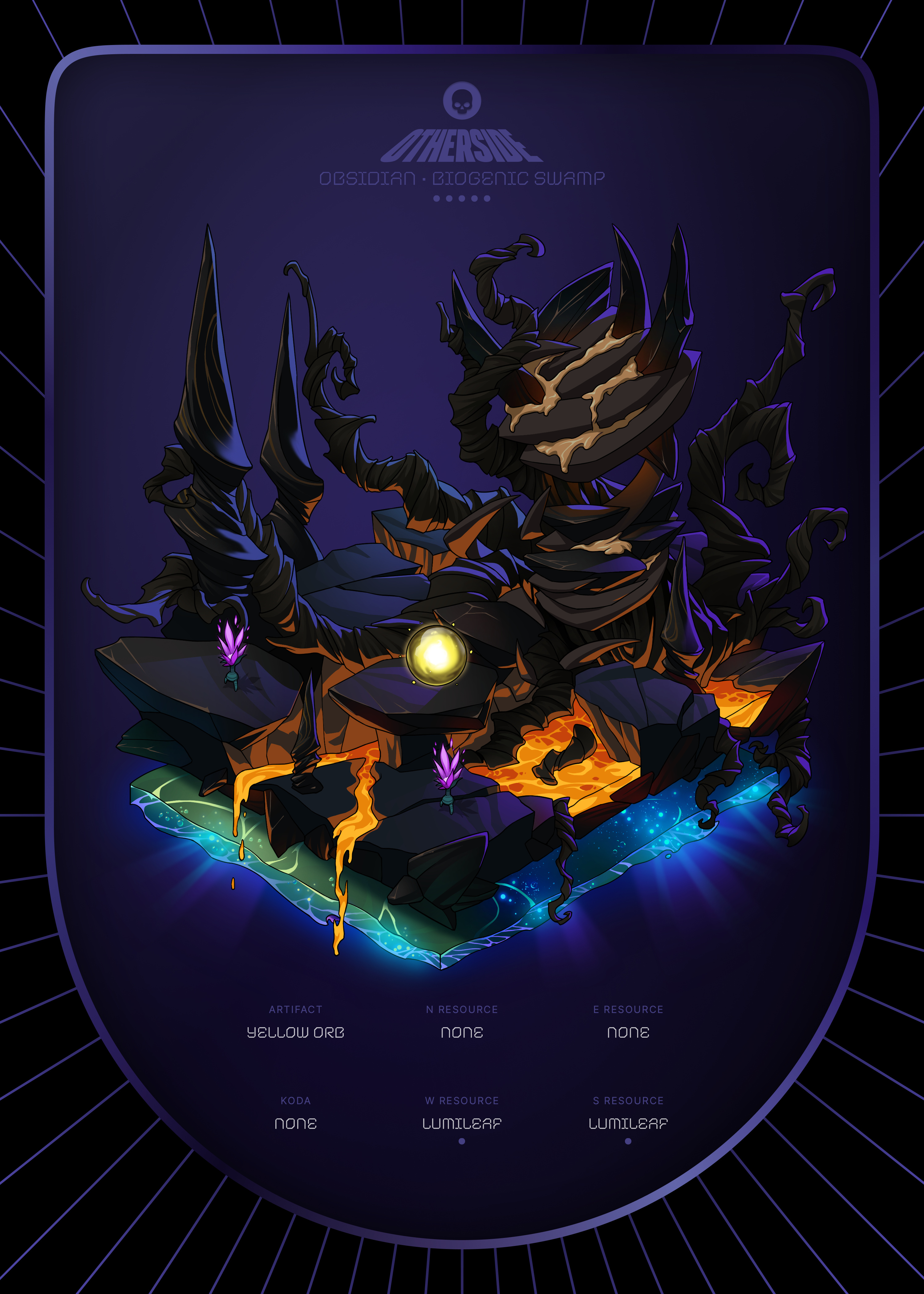 Otherdeed #1751 — Obsidian
