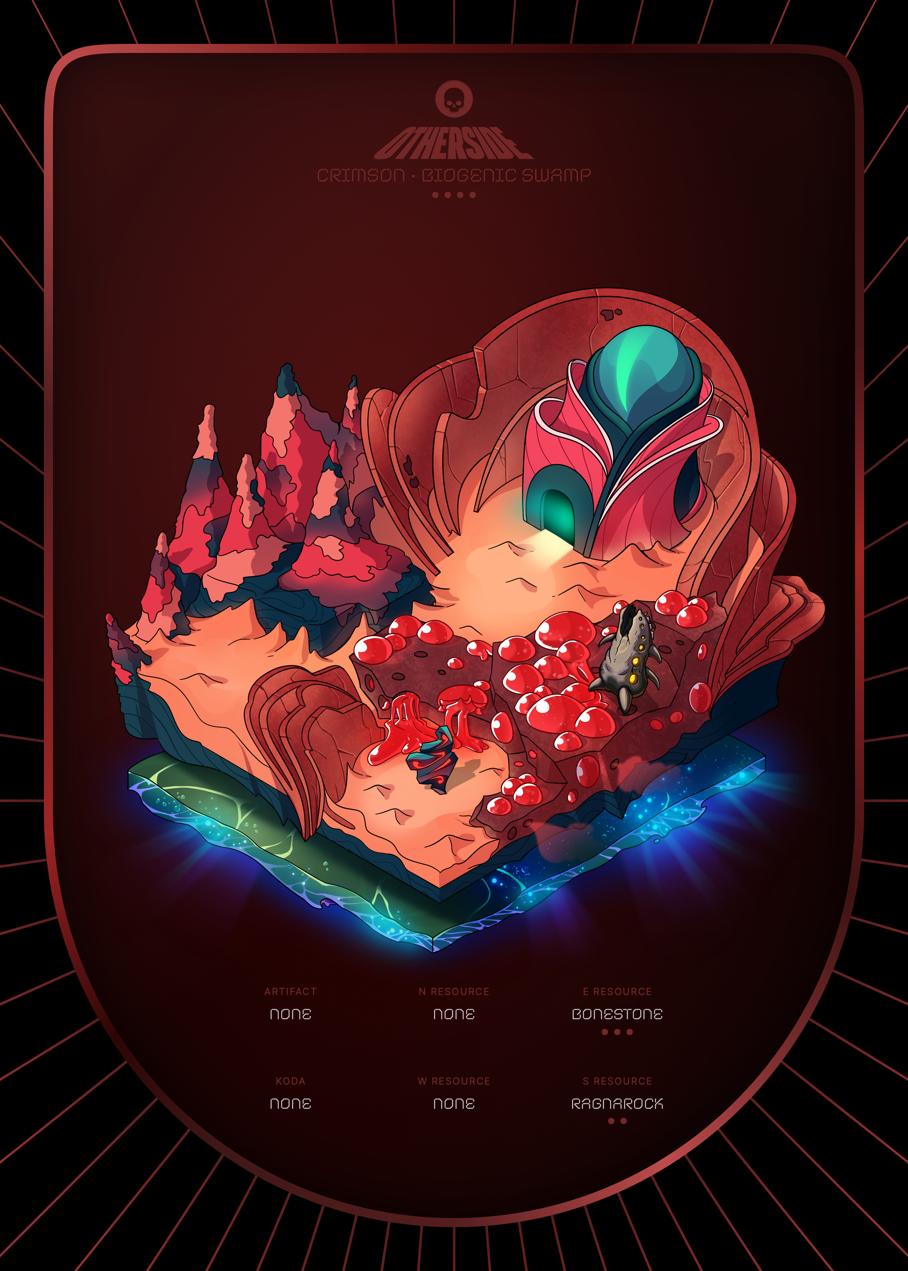Otherdeed #6791 — Crimson