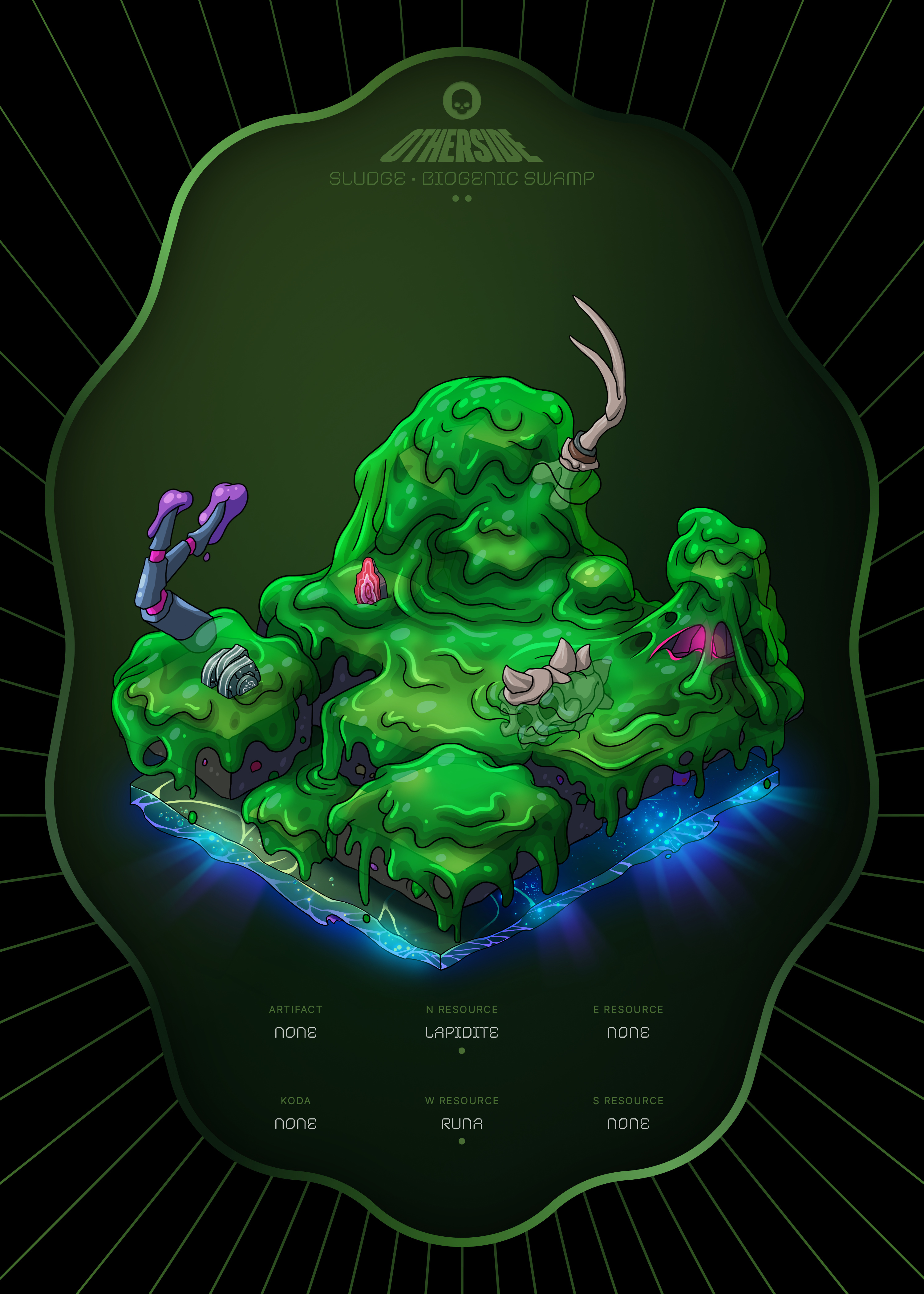 Otherdeed #9208 — Sludge