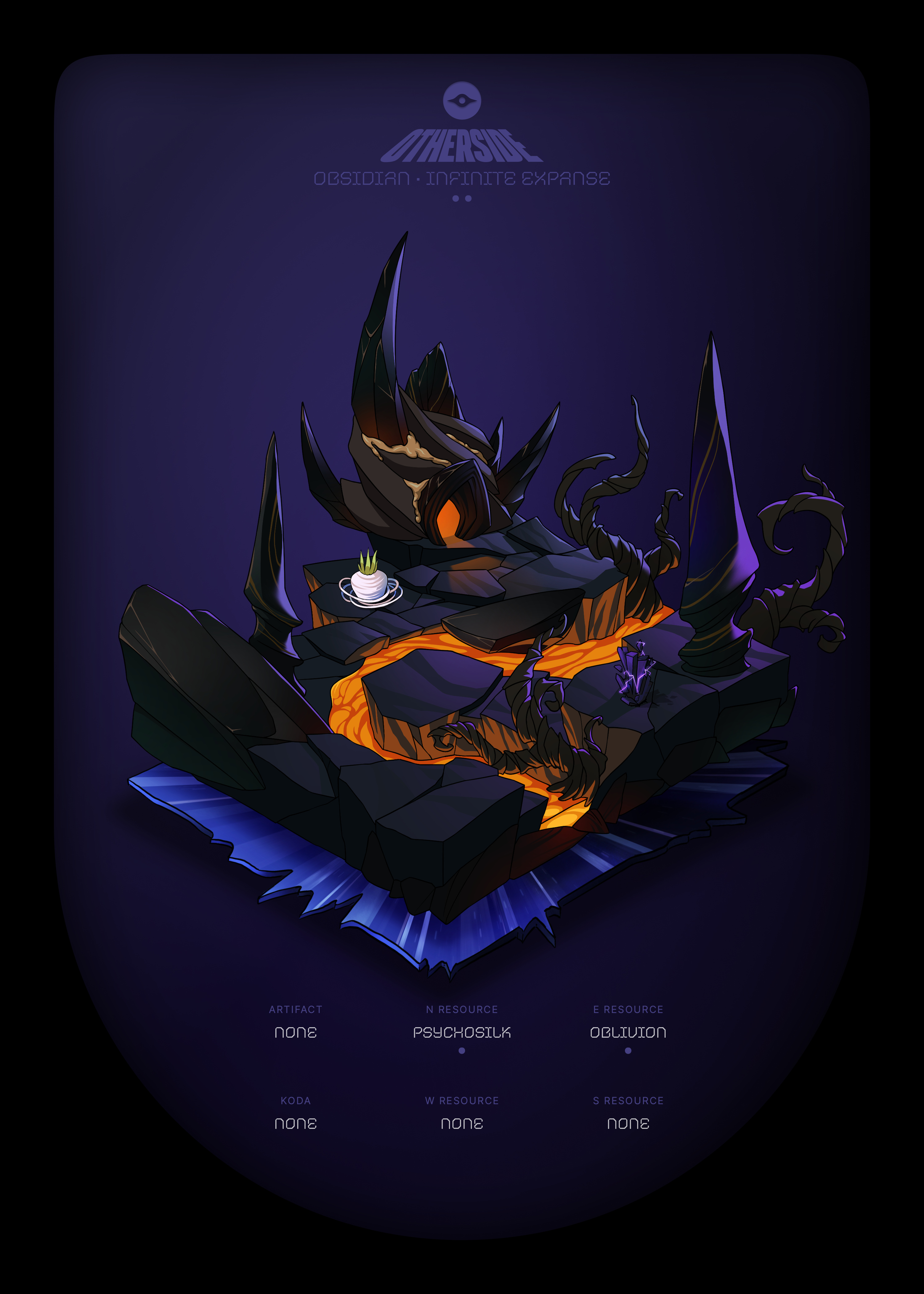 Otherdeed #57428 — Obsidian