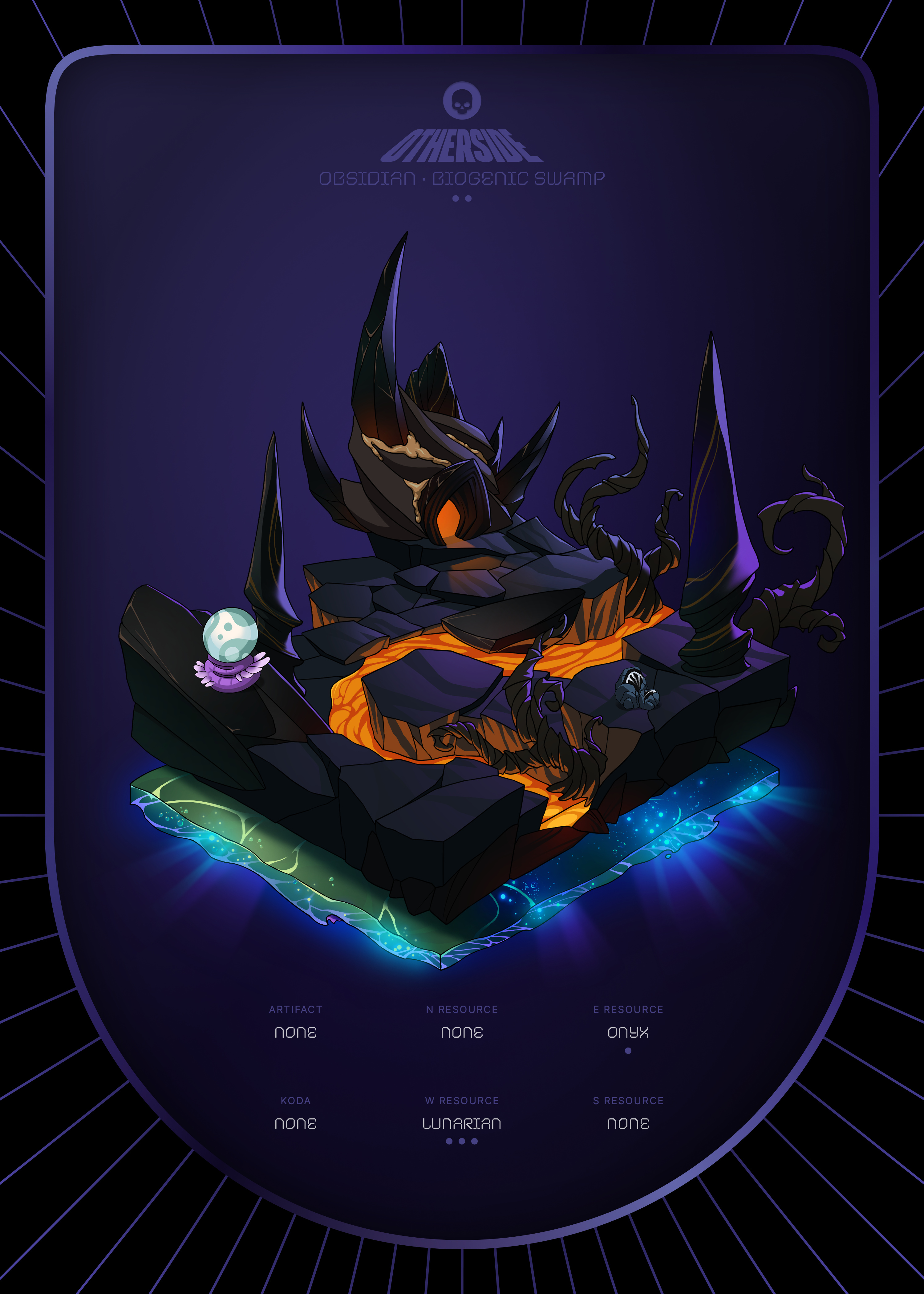 Otherdeed #6868 — Obsidian