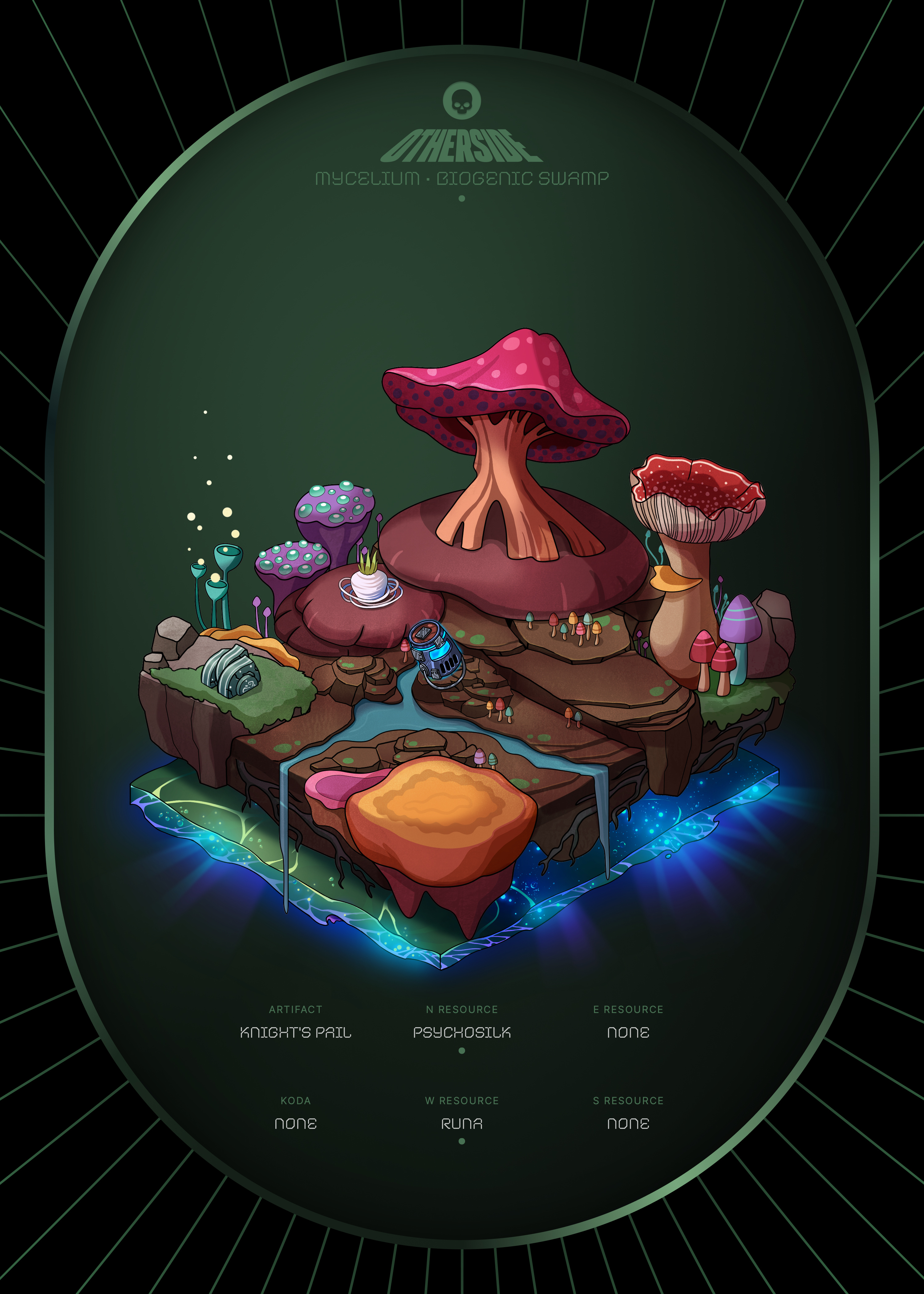 Otherdeed #3587 — Mycelium