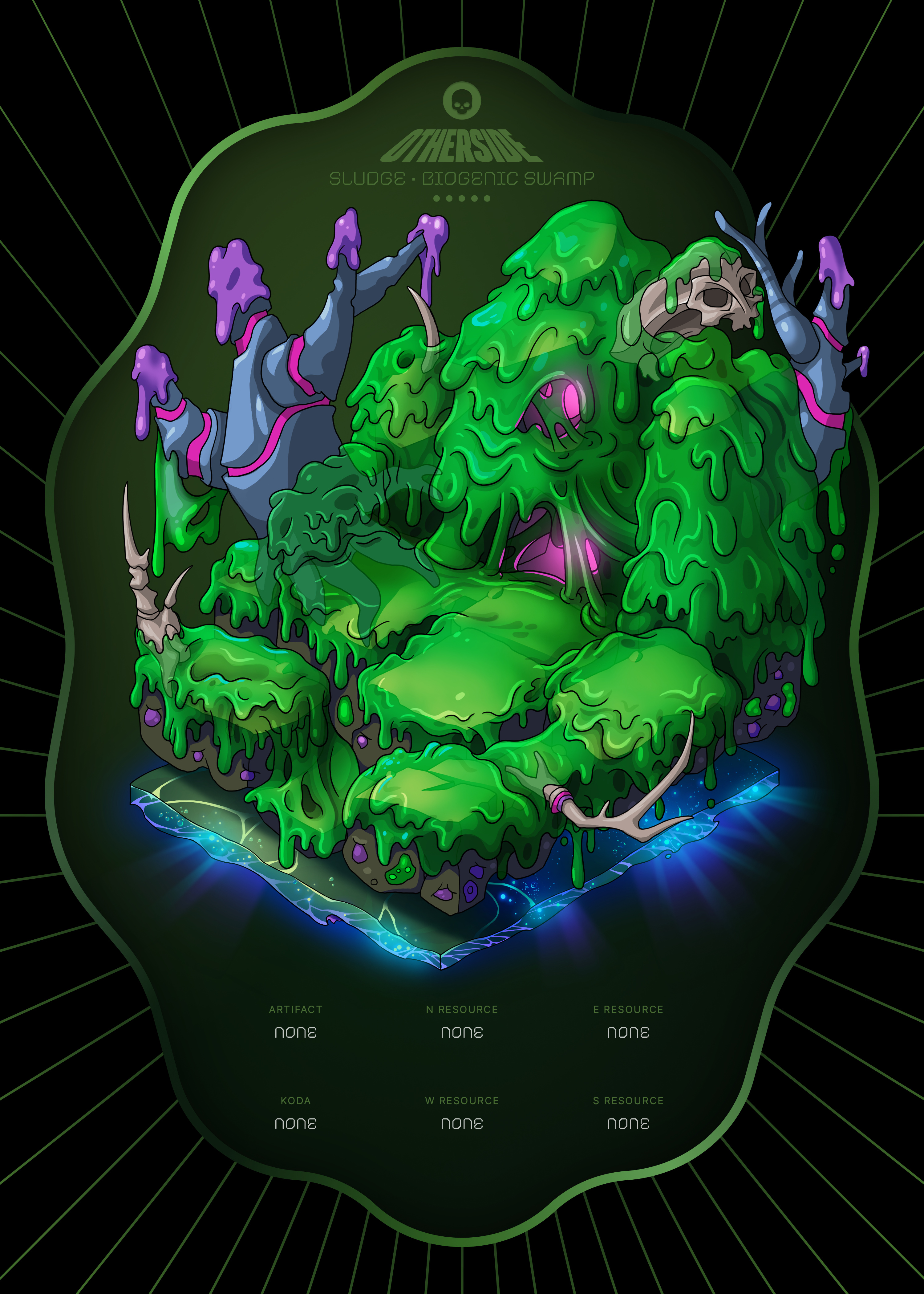 Otherdeed #1380 — Sludge