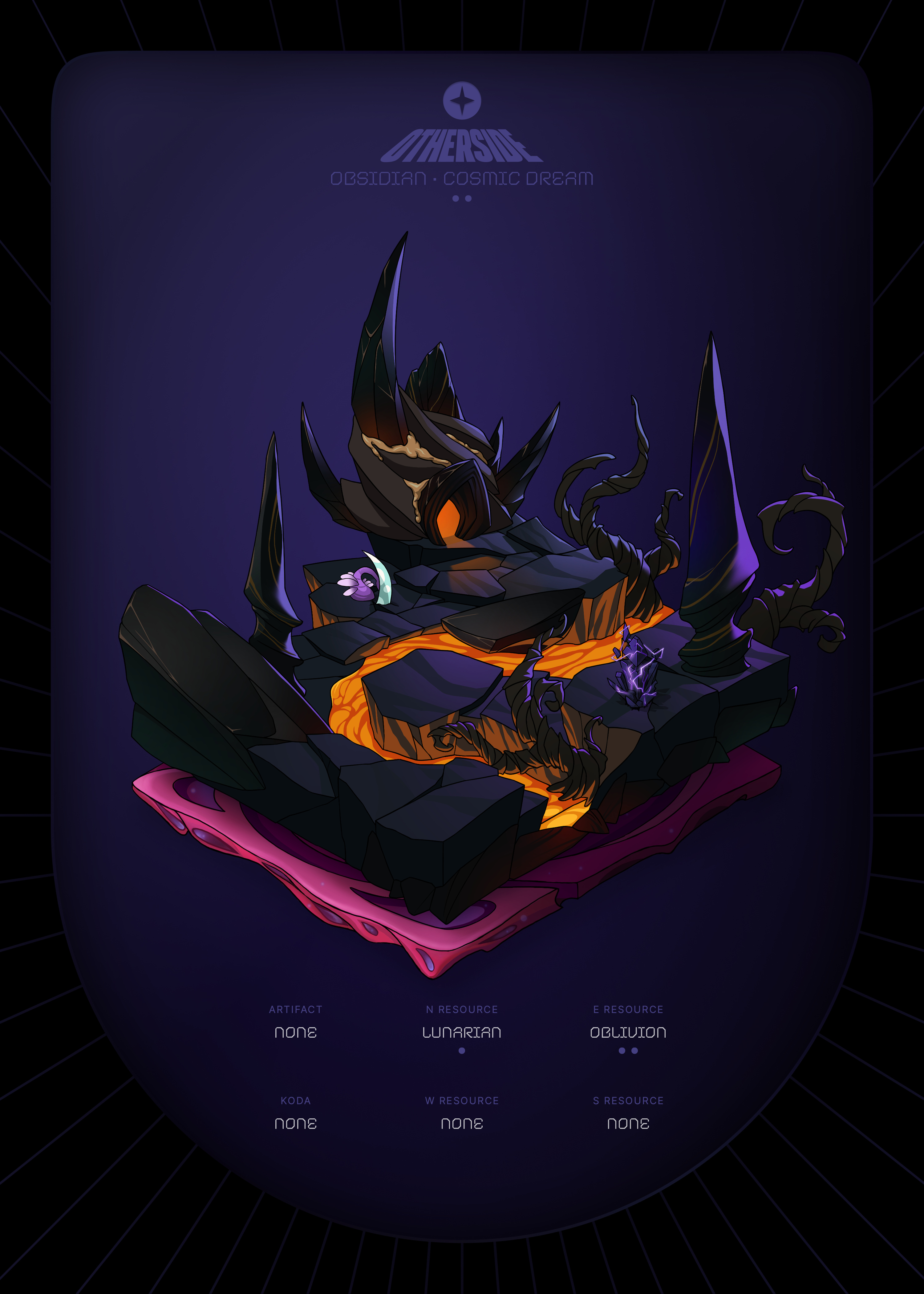 Otherdeed #98689 — Obsidian