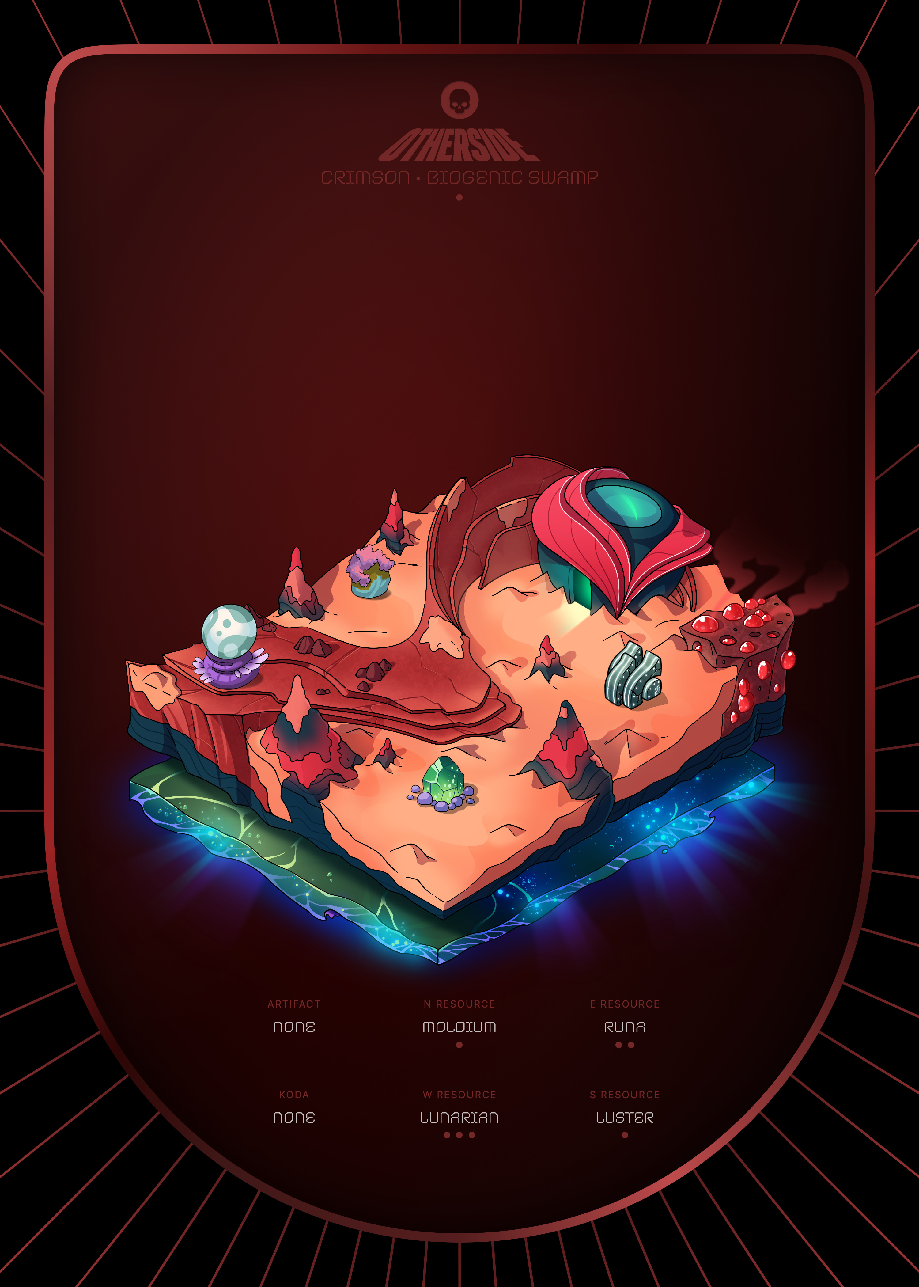 Otherdeed #7373 — Crimson