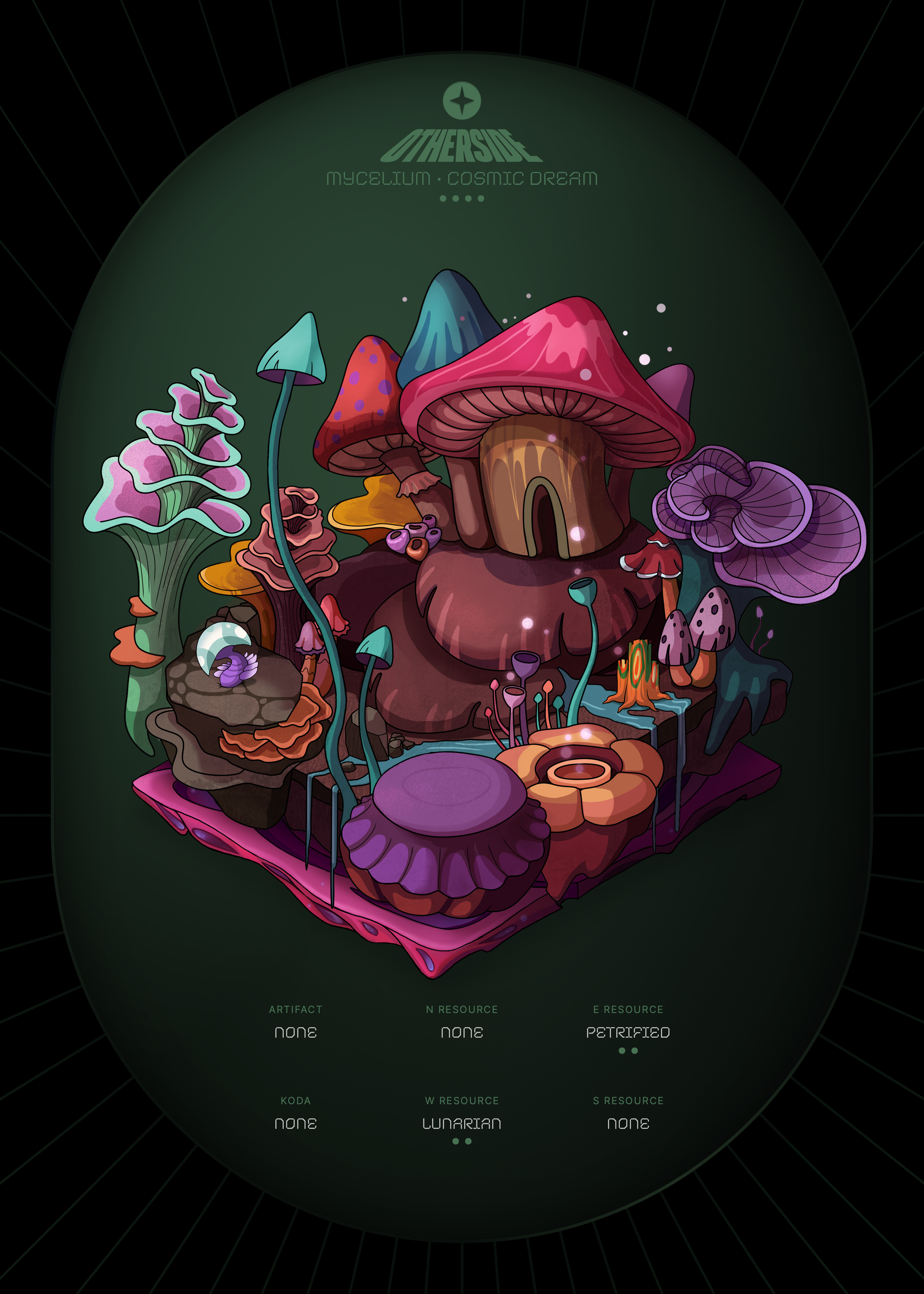 Otherdeed #35074 — Mycelium