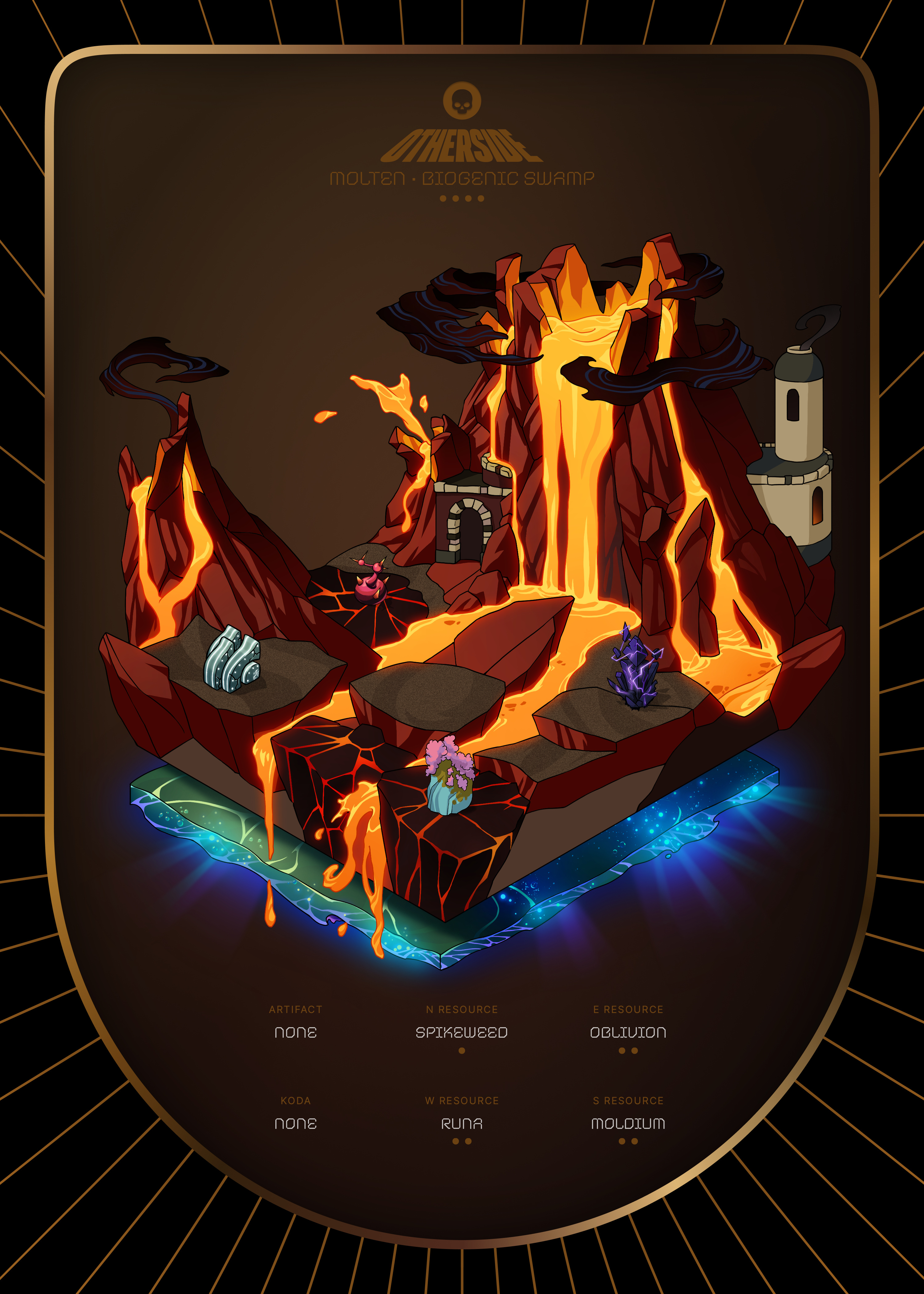 Otherdeed #4160 — Molten