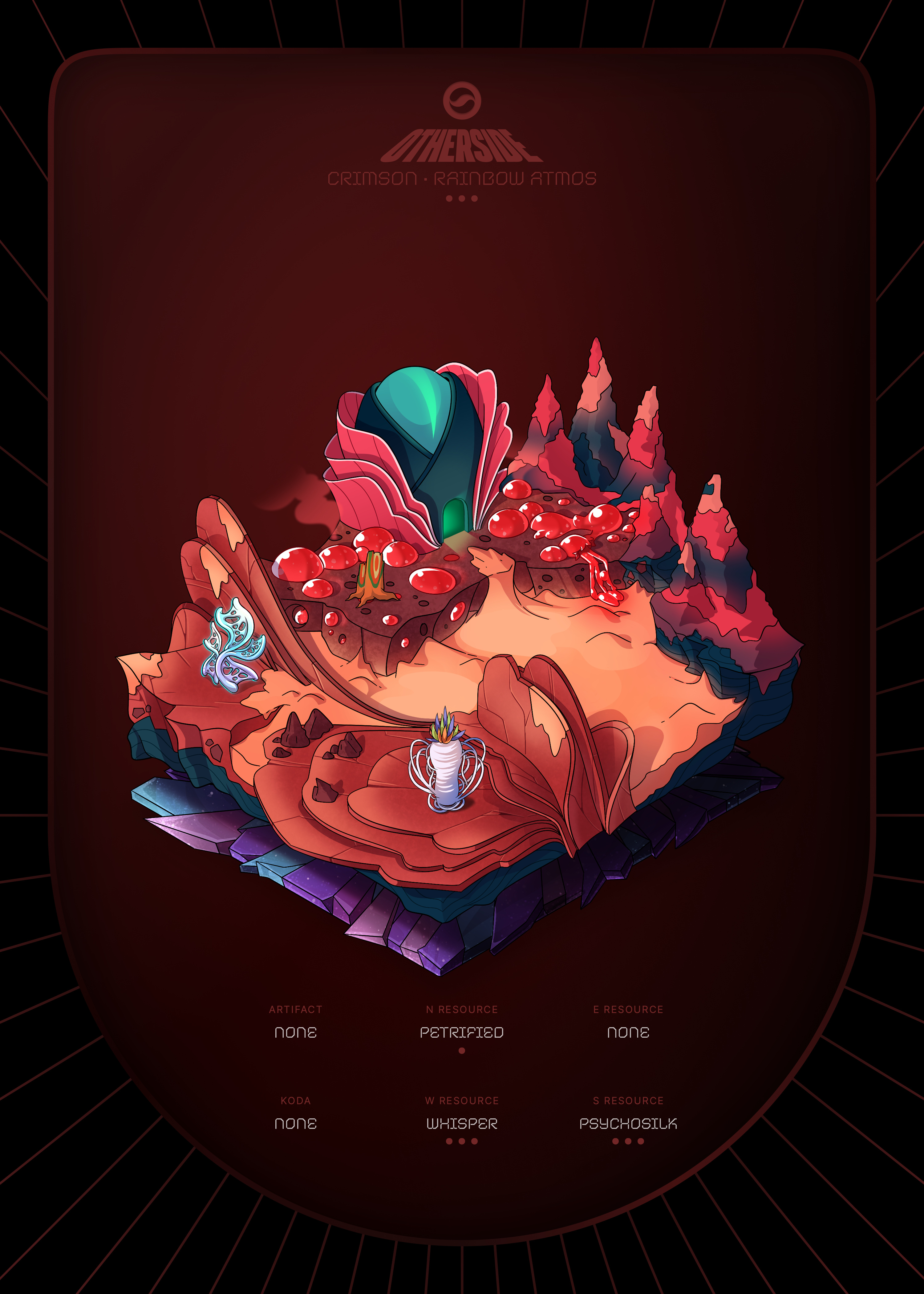 Otherdeed #70855 — Crimson