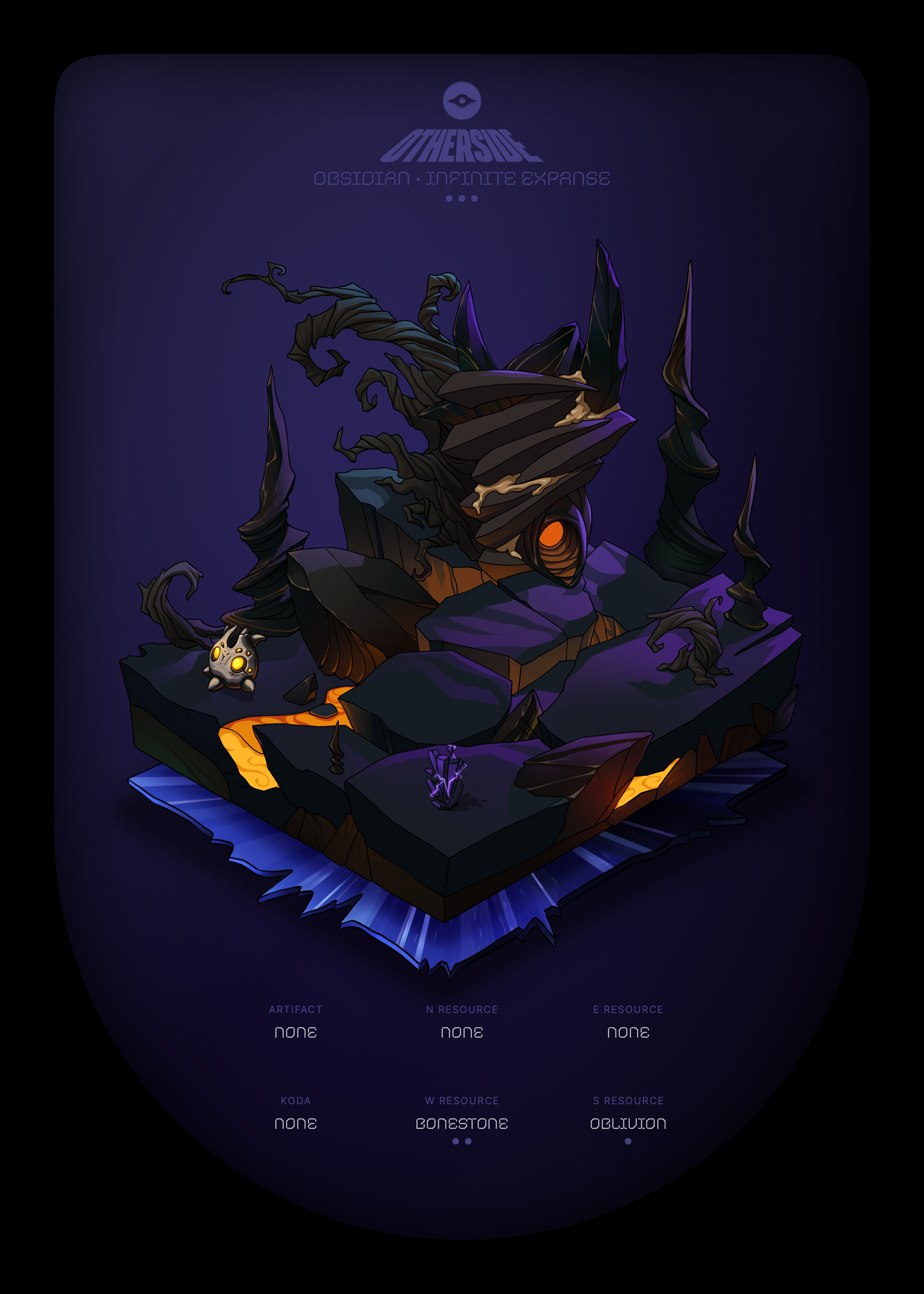 Otherdeed #64069 — Obsidian