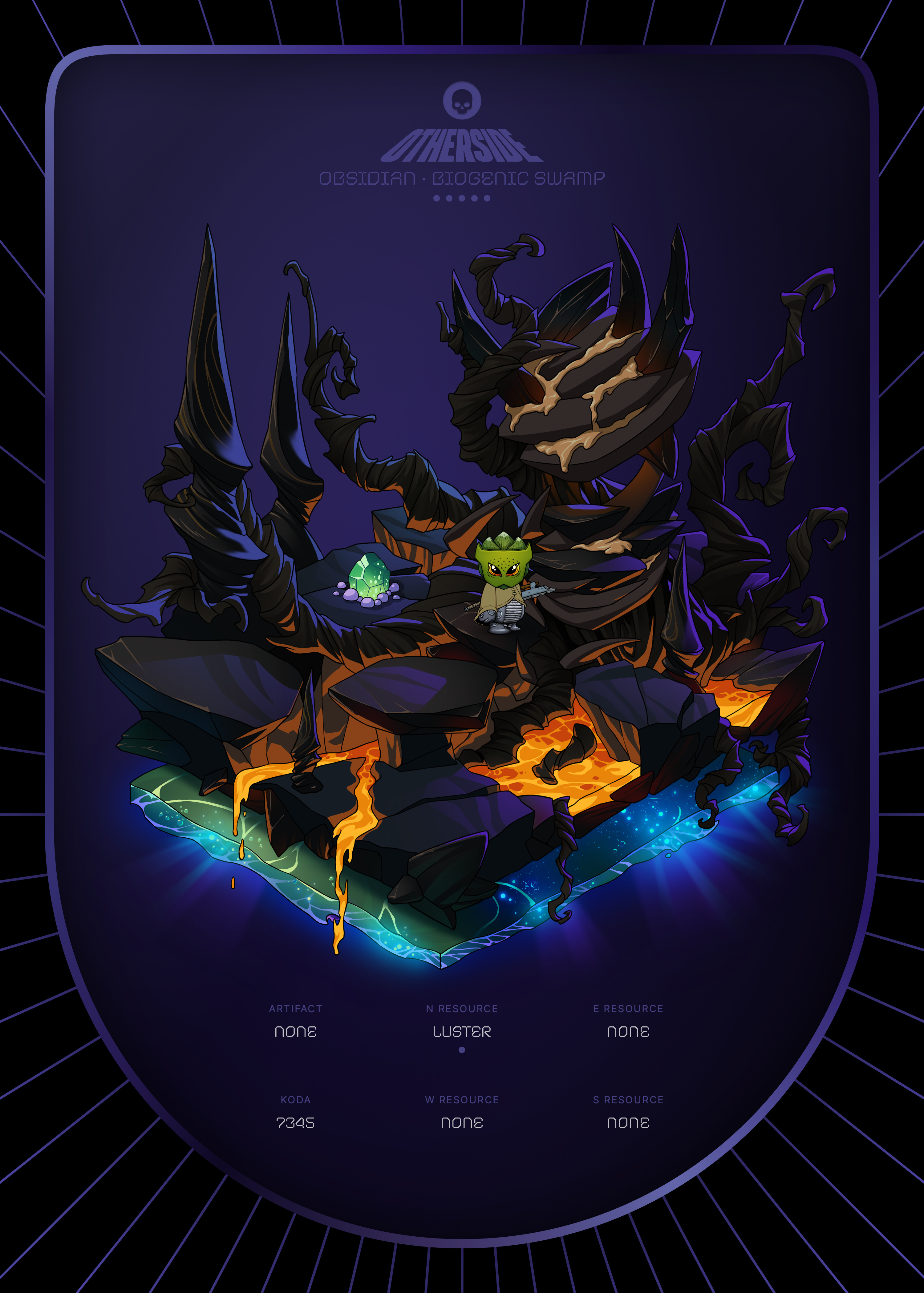 Otherdeed #6260 — Obsidian