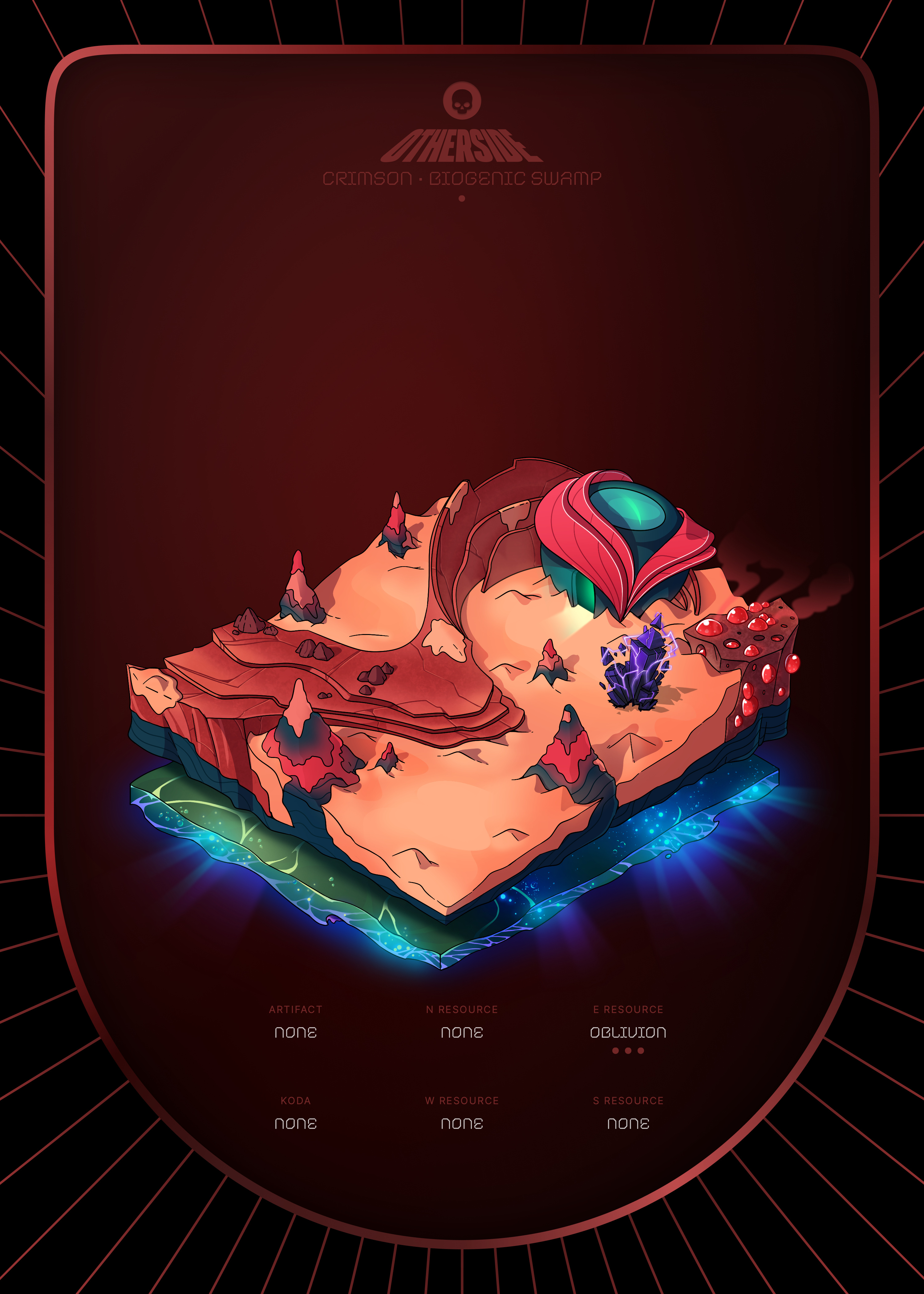 Otherdeed #3292 — Crimson